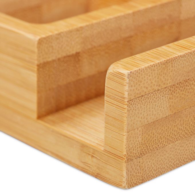 Relaxdays Διοργανωτής Γραφείου από Μπαμπού - Natural - 4052025310653