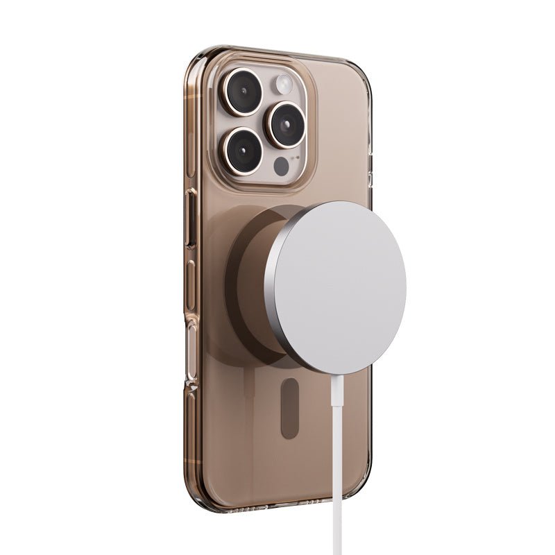 Crong iPhone 16 Pro Max Clear Mag Pro - Σκληρή Θήκη με MagSafe - Desert
