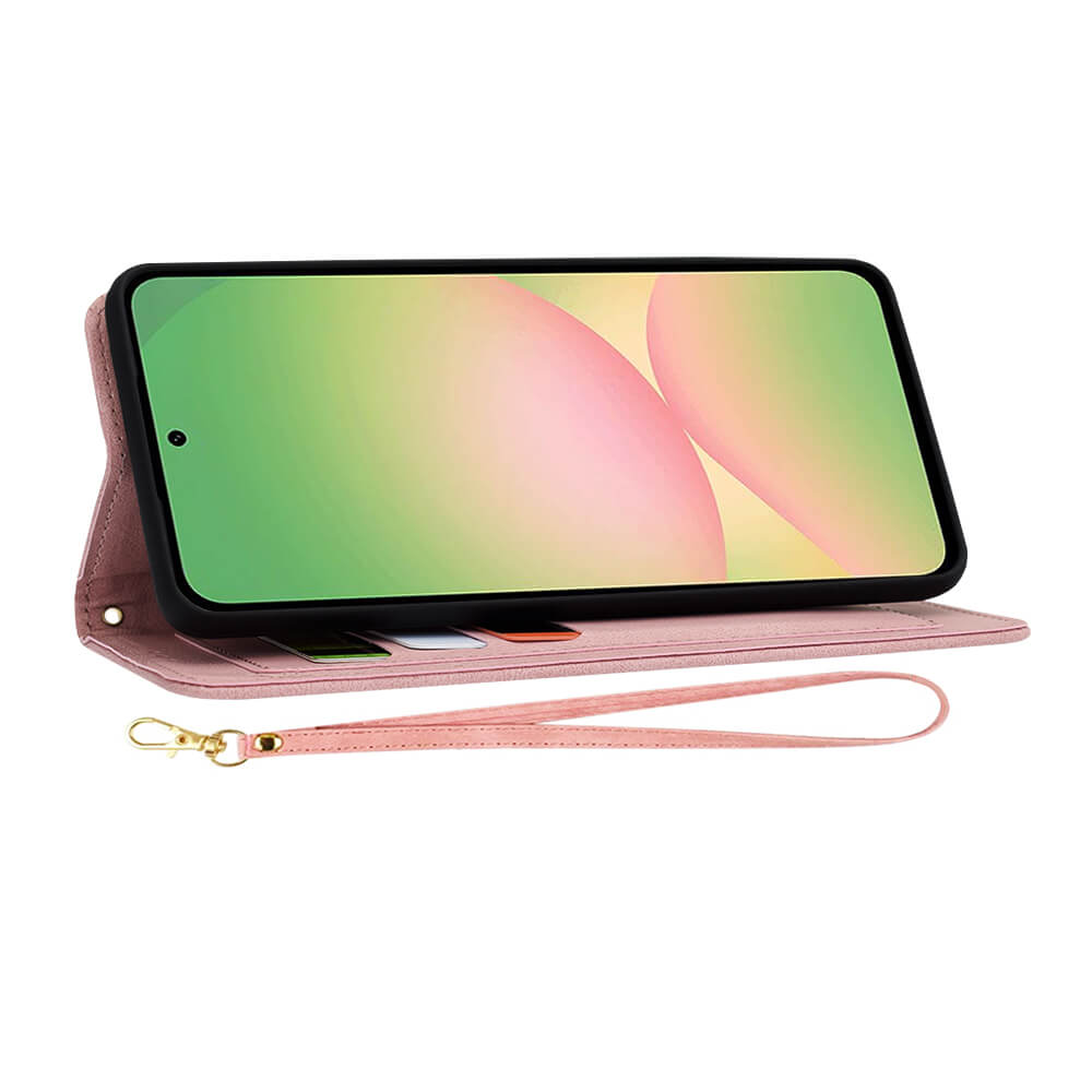 Techsuit Samsung Galaxy A56 5G - FlipCraft - Θήκη Πορτοφόλι από Δερματίνη - Sweetheart Pink