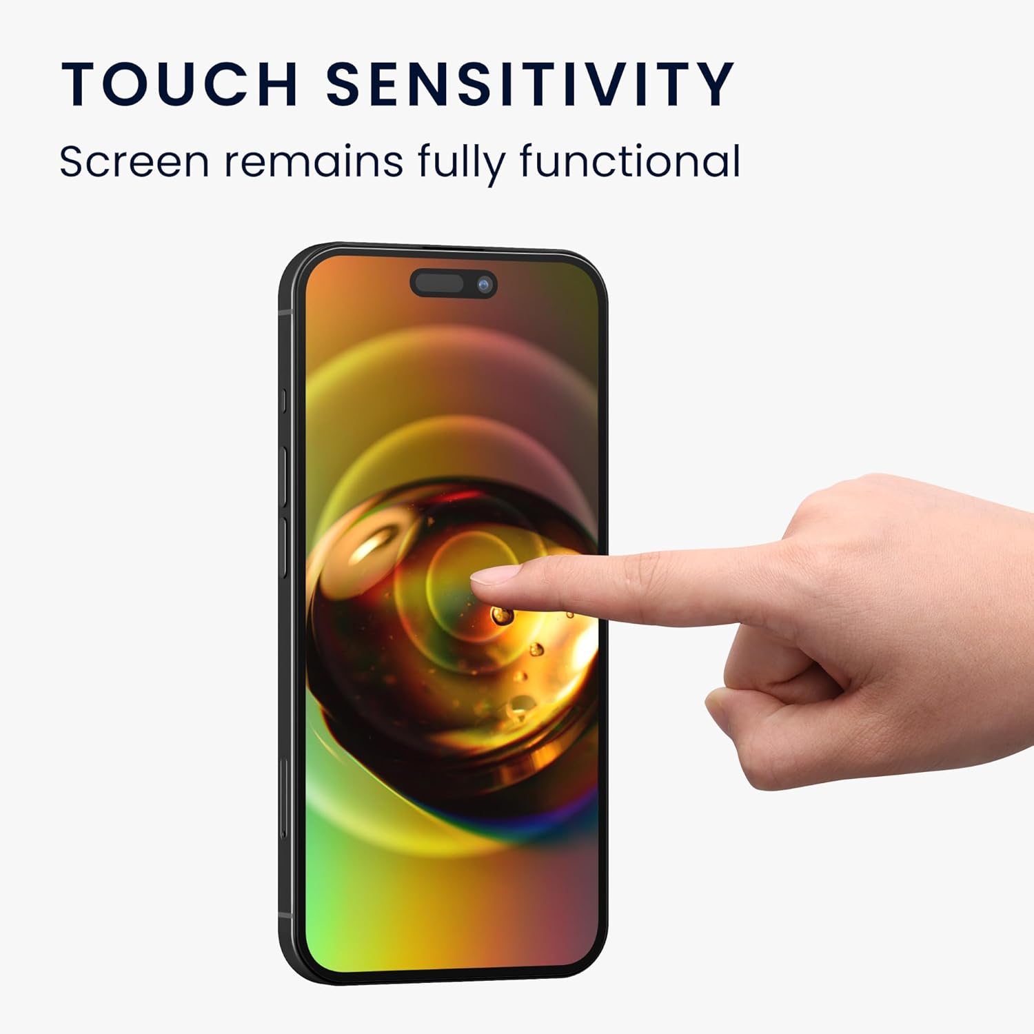 Kalibri iPhone 16 - Full Screen Αντιχαρακτικό Γυαλί Οθόνης - 2 Τεμάχια - Διάφανα