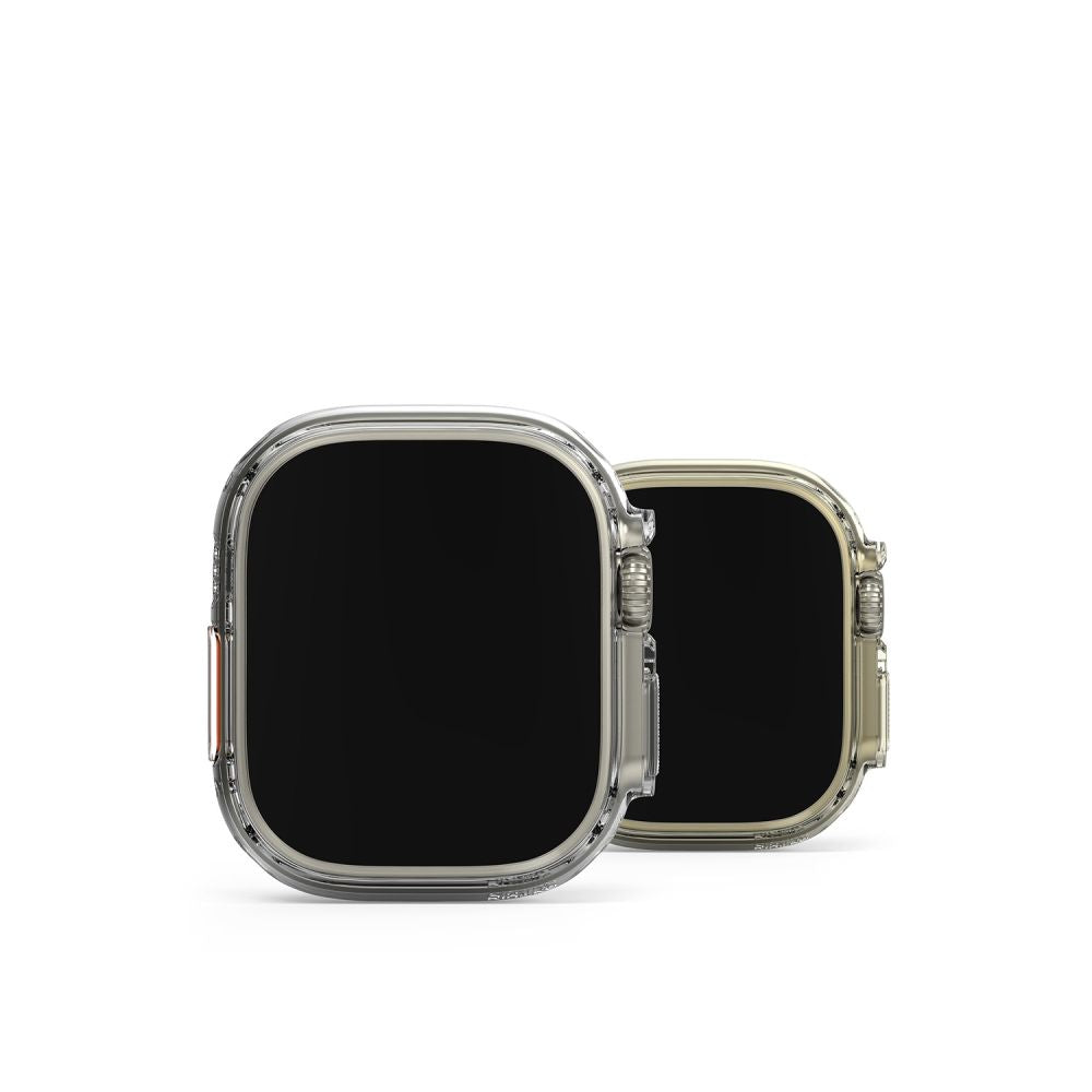 Ringke Θήκη Apple Watch Ultra (1/2/3) - 49mm Slim - 2 Τεμάχια - Διάφανο - Matte Black