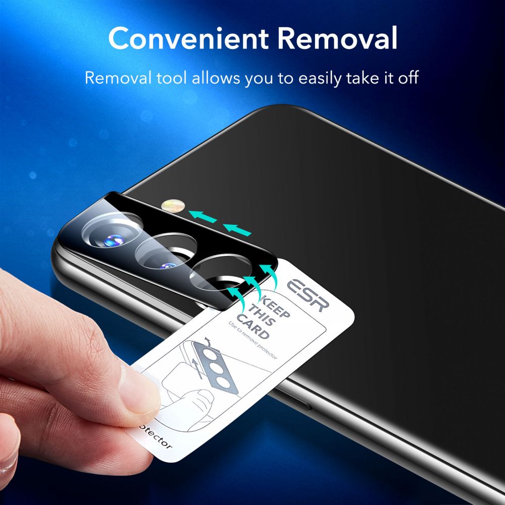 ESR Samsung Galaxy S22 / S22 Plus Camera Lens Αντιχαρακτικό Γυαλί για την Κάμερα - 2 Τεμάχια - Black
