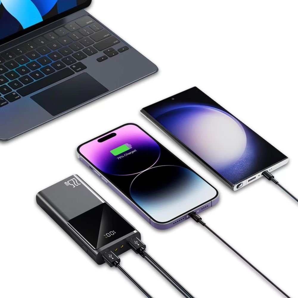 Tech - Protect PB13 - 22.5W Power Bank 20000mAh με 2 Θύρες USB και 1 Θύρα Type - C - Grey