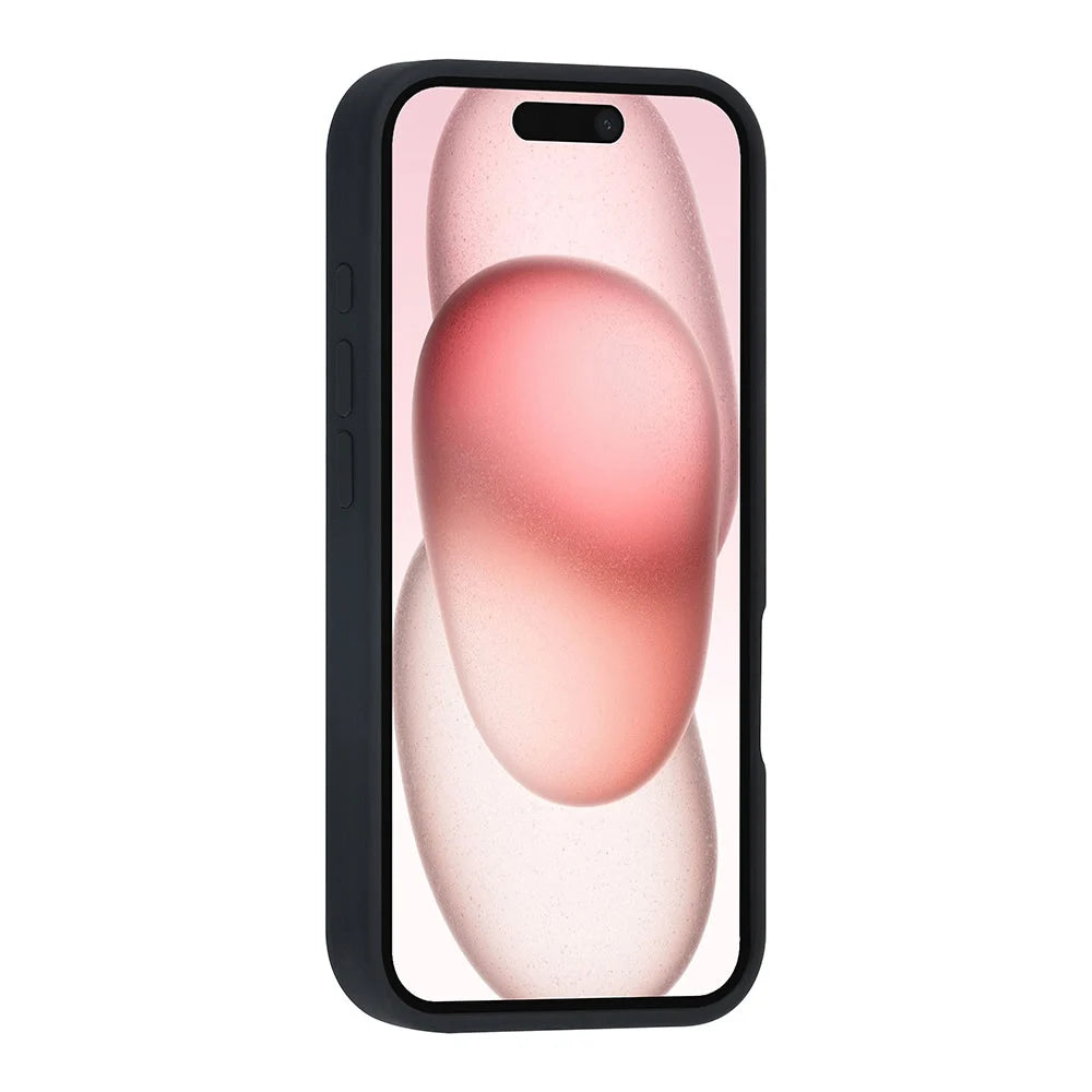 Tuniq iPhone 16 Premium Liquid Silicone Θήκη Σιλικόνης - Μαύρη