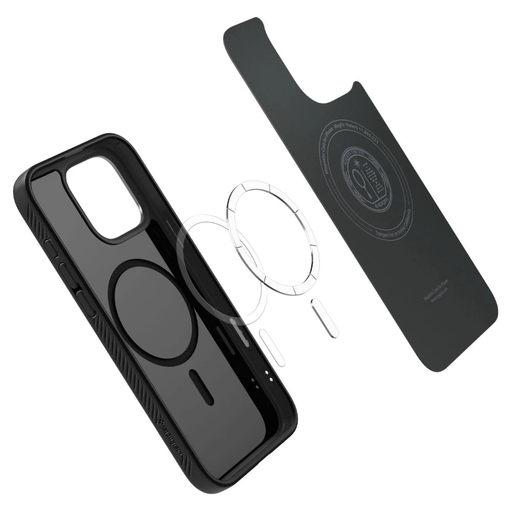 Spigen iPhone 16 Pro Max - Liquid Air T Mag - Θήκη Σιλικόνης με Magsafe - Matte Black