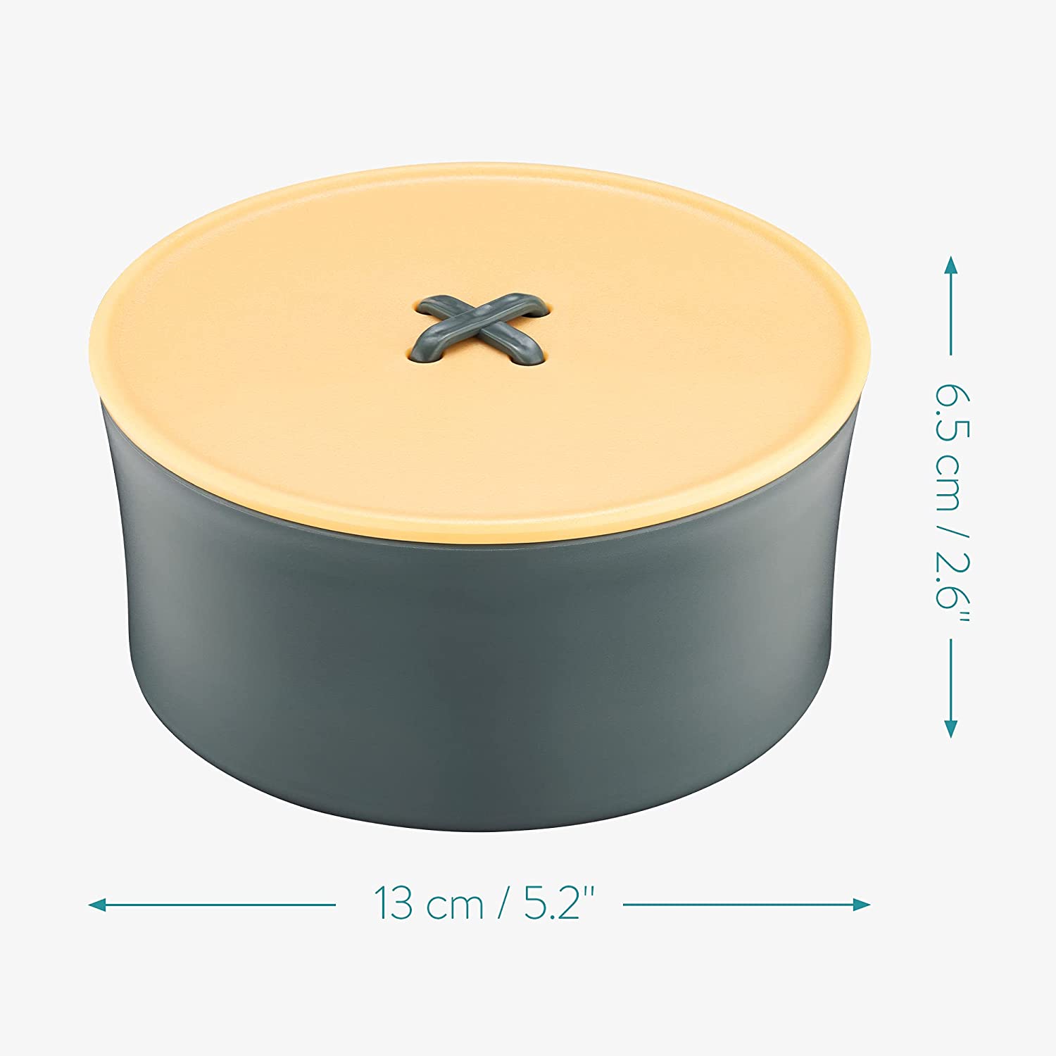 Navaris Κουτί Ραπτικής με 52 Αξεσουάρ - Design Button - Dark Green - 54224.01