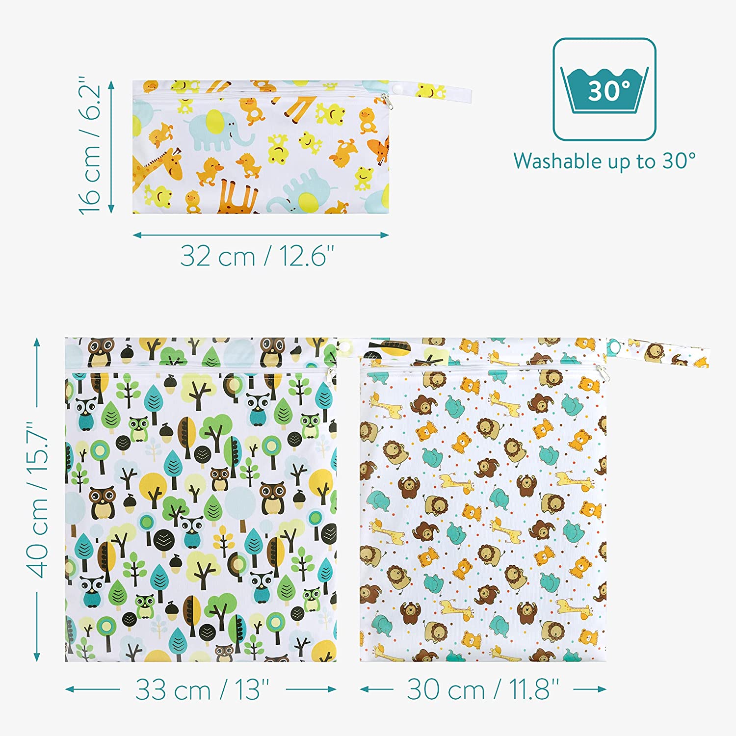 Navaris Σακούλες για Πάνες και Νωπά Ρούχα - Multicolour - 54757.01