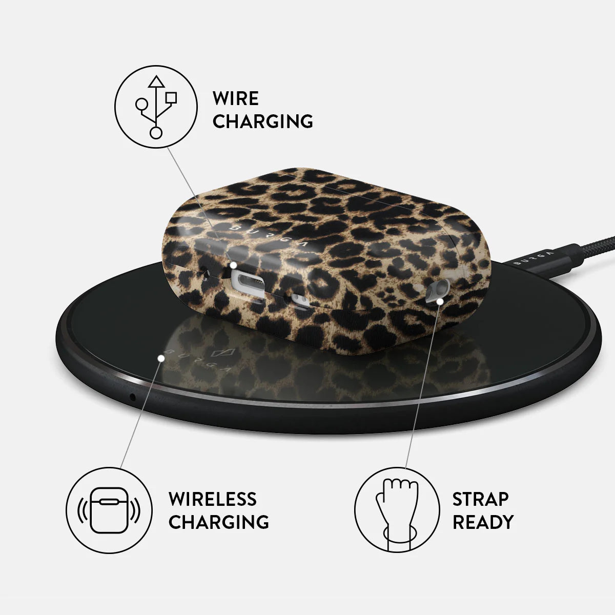 Burga AirPods Pro 2 Σκληρή Θήκη - Player