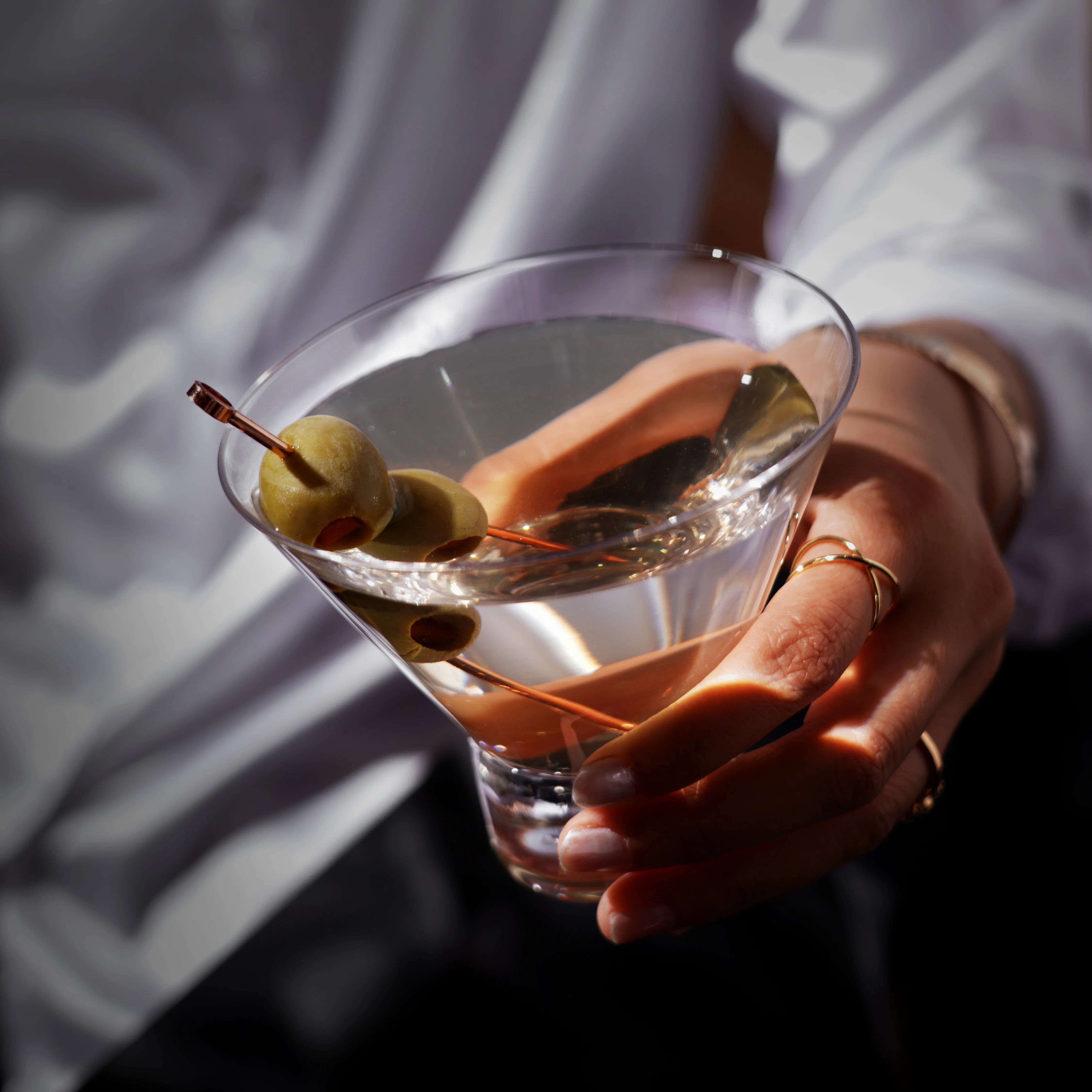 Viski Σετ με 2 Κρυστάλλινα Ποτήρια Martini - 220 ml - Raye