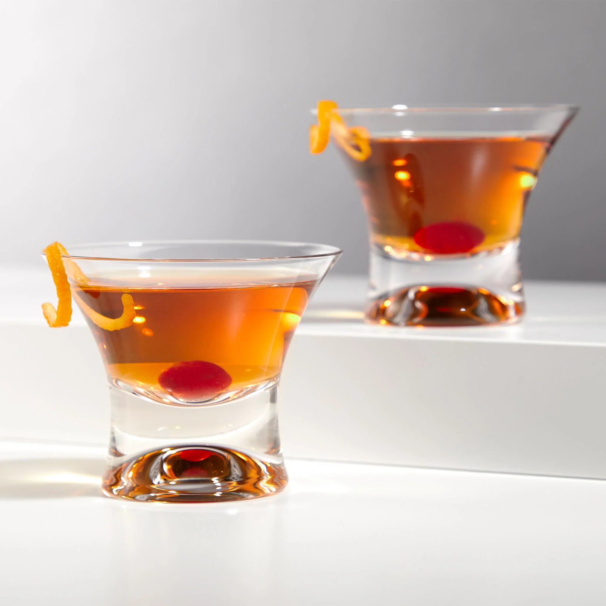 Viski Σετ με 2 Κρυστάλλινα Ποτήρια για Manhattan / Cocktails - 180 ml - Raye