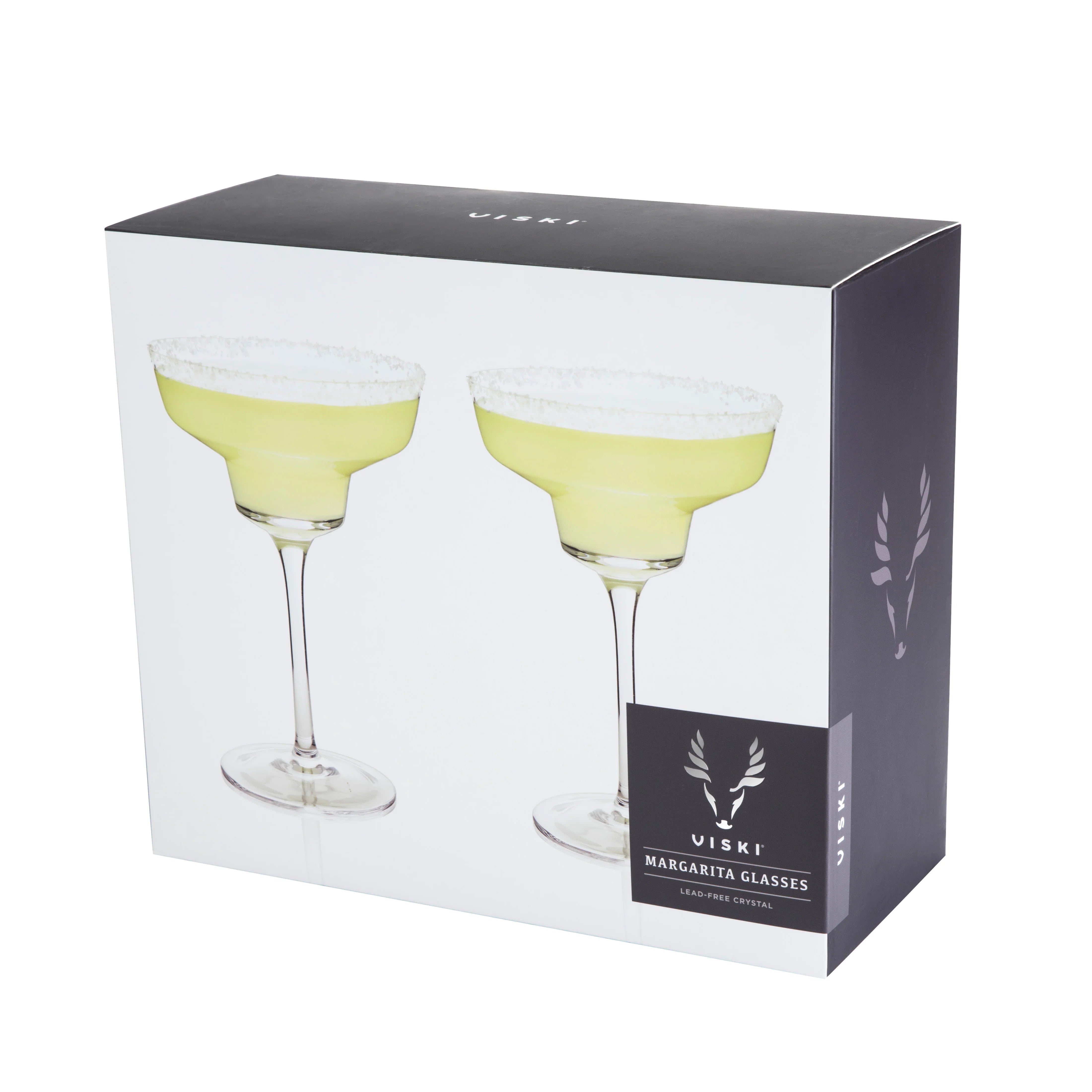 Viski Σετ με 2 Κρυστάλλινα Ποτήρια Margarita - 355 ml - Raye Angled
