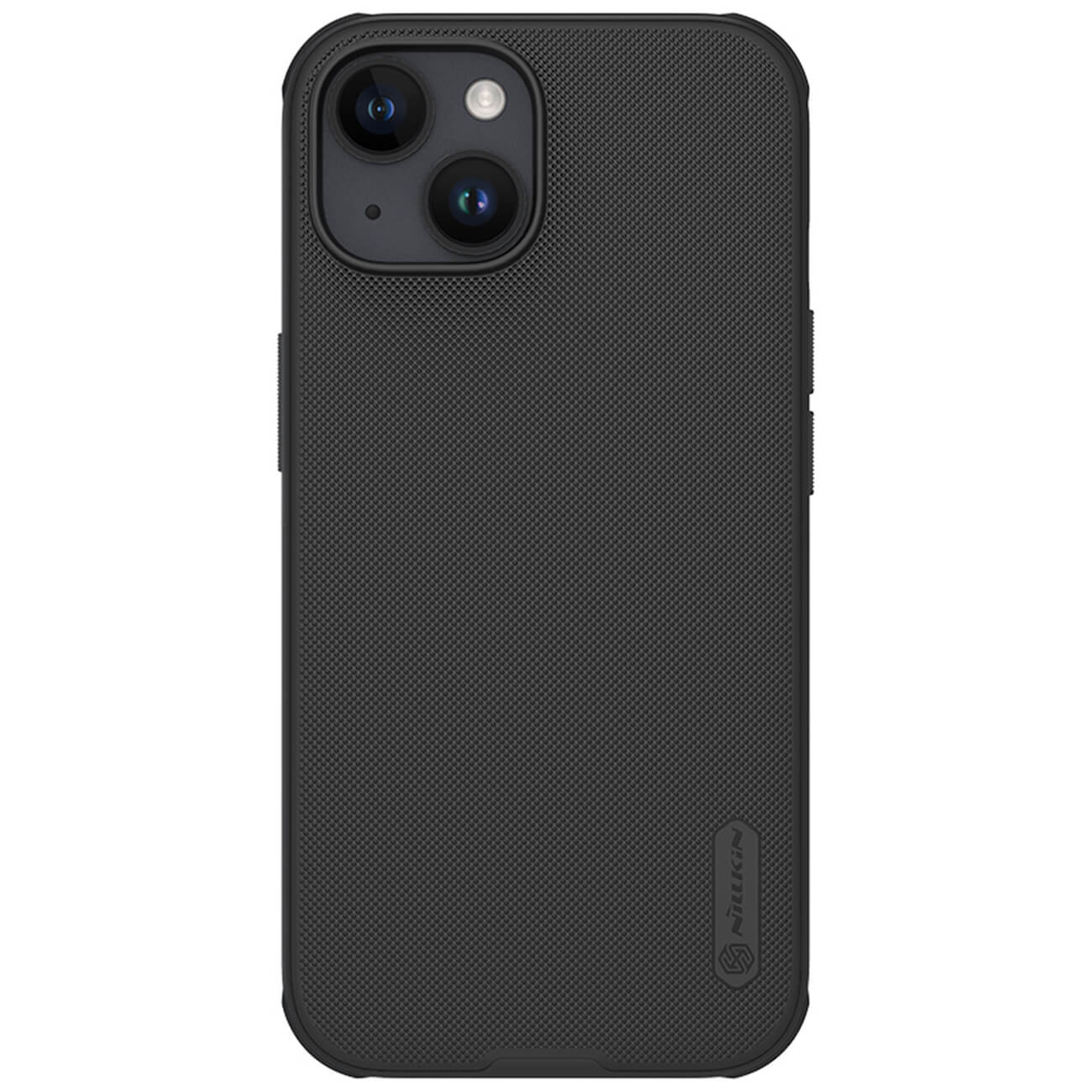 Nillkin iPhone 15 Super Frosted Shield Pro Σκληρή Θήκη με Πλαίσιο Σιλικόνης - Black