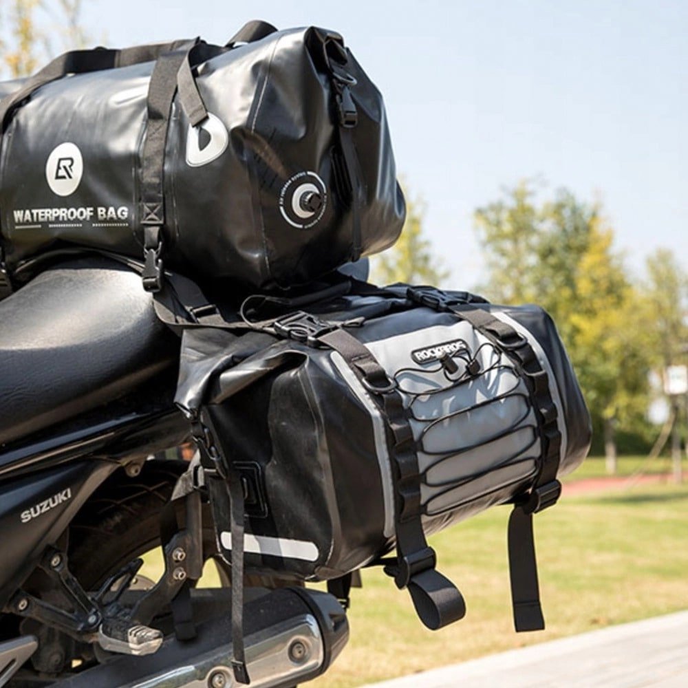 RockBros AS - 010BGR Διπλή Αδιάβροχη Βαλίτσα Μοτοσυκλέτας - Grey