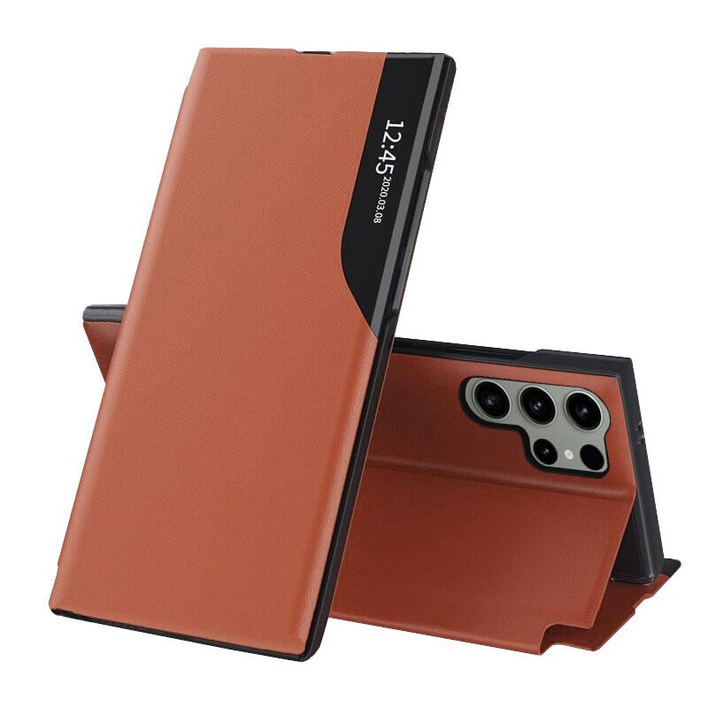 Techsuit Samsung Galaxy S25 Ultra - eFold Series - Θήκη Βιβλίο - Orange