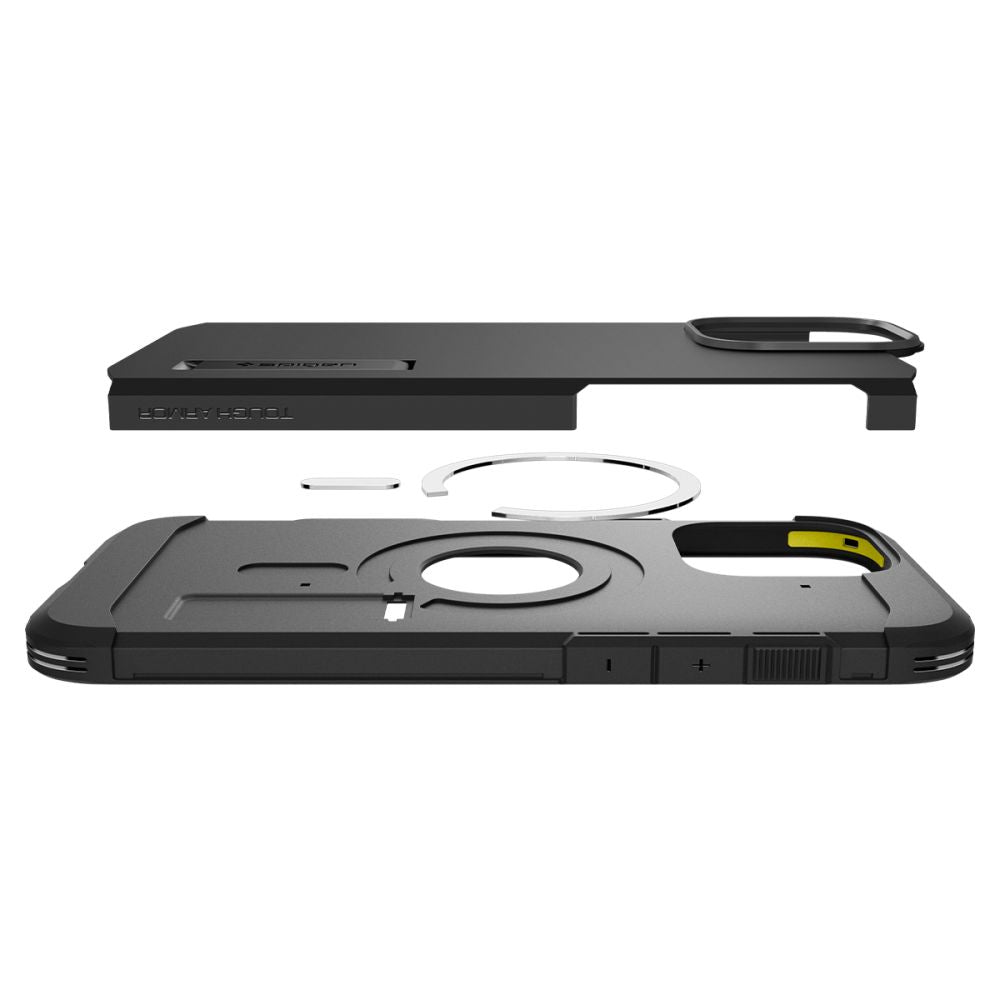 Spigen iPhone 16 Pro Max Tough Armor T Mag Σκληρή Θήκη με MagSafe - Black