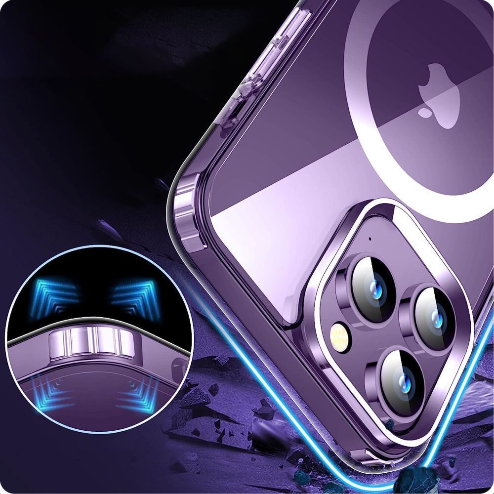 Tech - Protect Samsung Galaxy A35 5G Flexair Hybrid MagSafe Σκληρή Θήκη με Πλαίσιο Σιλικόνης και MagSafe - Διάφανη