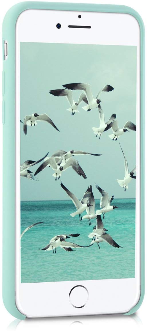 KW iPhone SE 2022 / SE 2020 / 7 / 8 Θήκη Σιλικόνης Rubber TPU - Mint - 40225.71