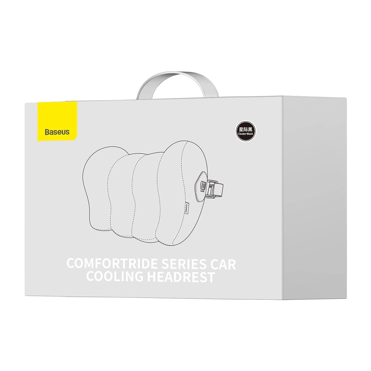 Baseus ComfortRide Μαξιλάρι Στήριξης Κεφαλιού για το Αυτοκίνητο - Black - BS-CN004
