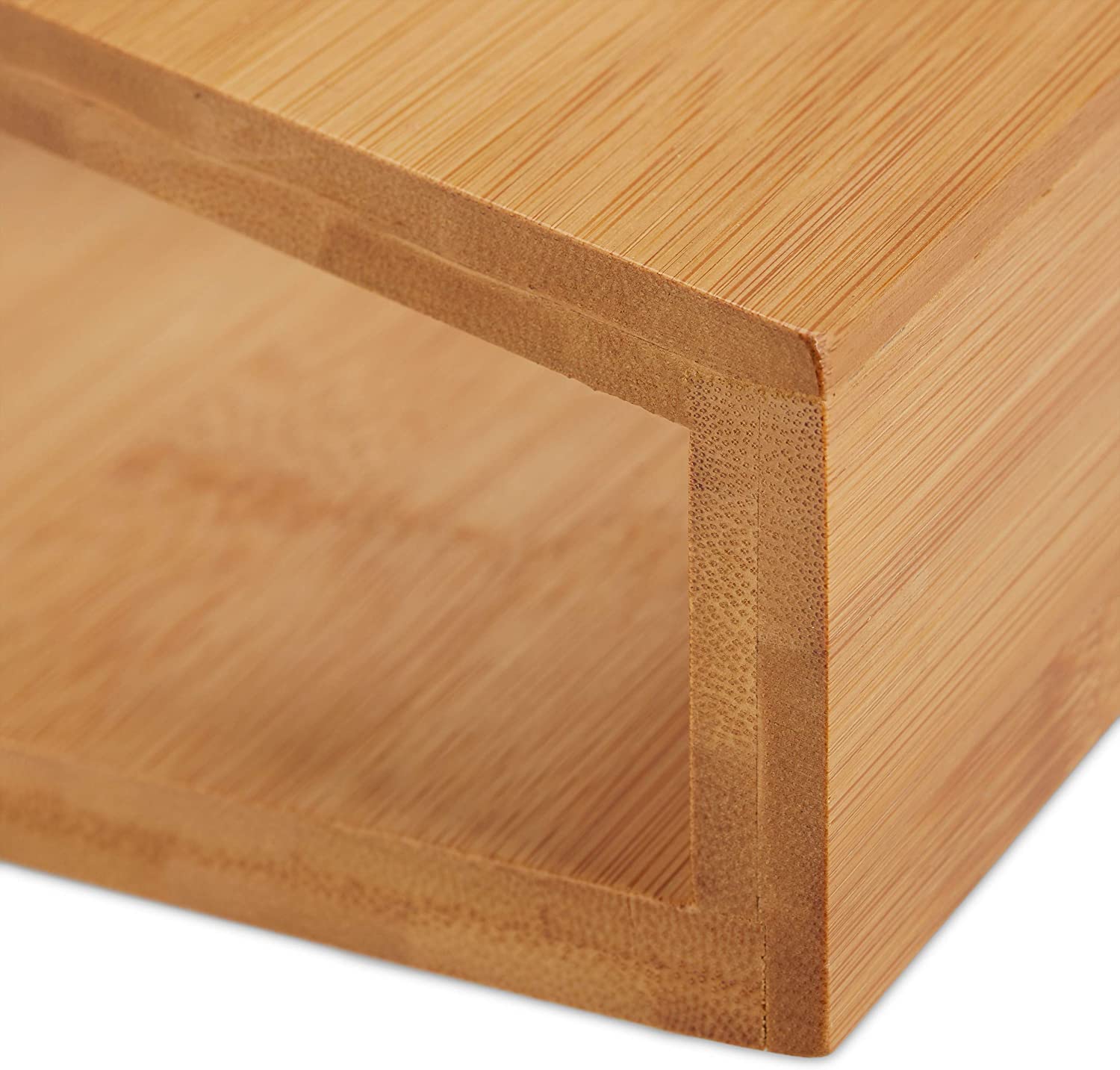 Relaxdays Μπολ από Ανοξείδωτο Ατσάλι με Βάση από Μπαμπού για Κατοικίδια - 300 ml - Natural - 4052025916138