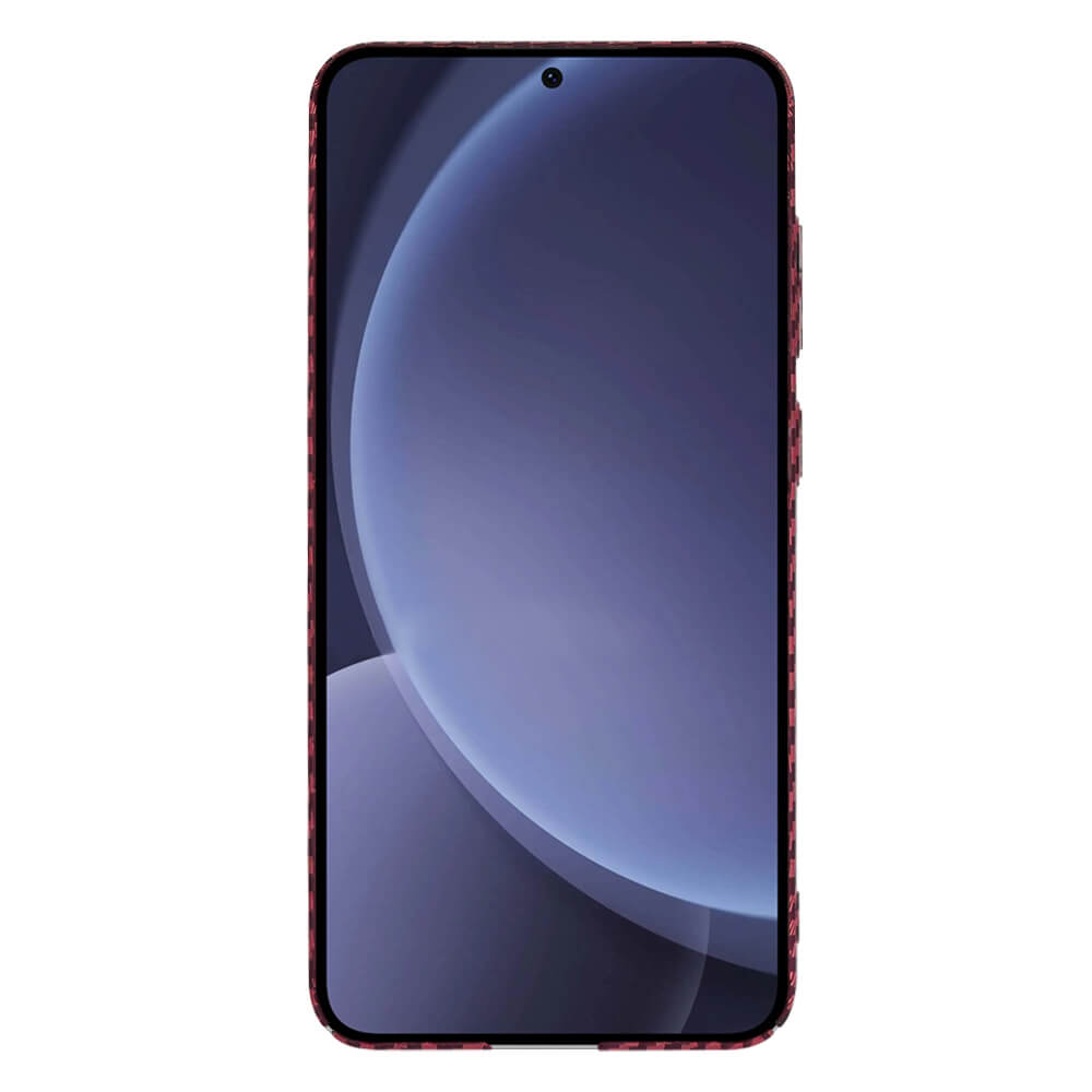 Techsuit Samsung Galaxy S25 Plus Σκληρή Θήκη Carbonite FiberShell - Red