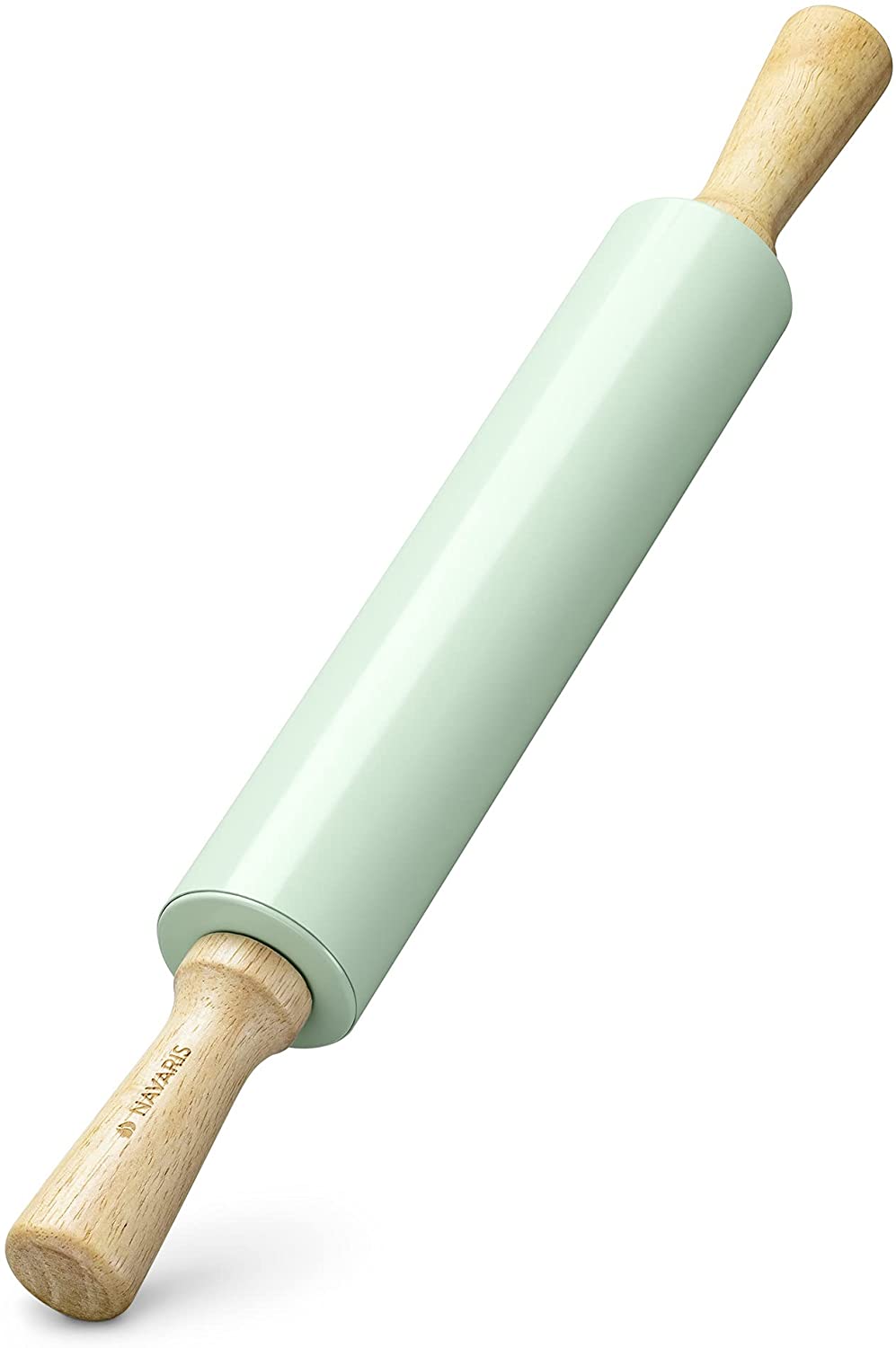 Navaris Πλάστης από Ανοξείδωτο ατσάλι με Ξύλινες Λαβές - Mint Green - 52018.01.71