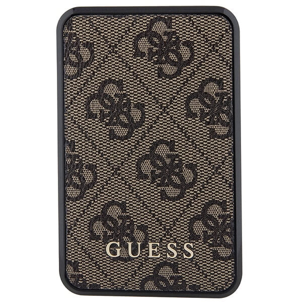 Guess PowerBank 18W - 4G Leather Metal Logo - 10000 mAh - Brown - GUPB10DP4GEGW