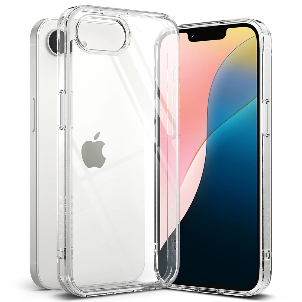 Ringke iPhone 16e Fusion Σκληρή Θήκη με Πλαίσιο Σιλικόνης - Διάφανη