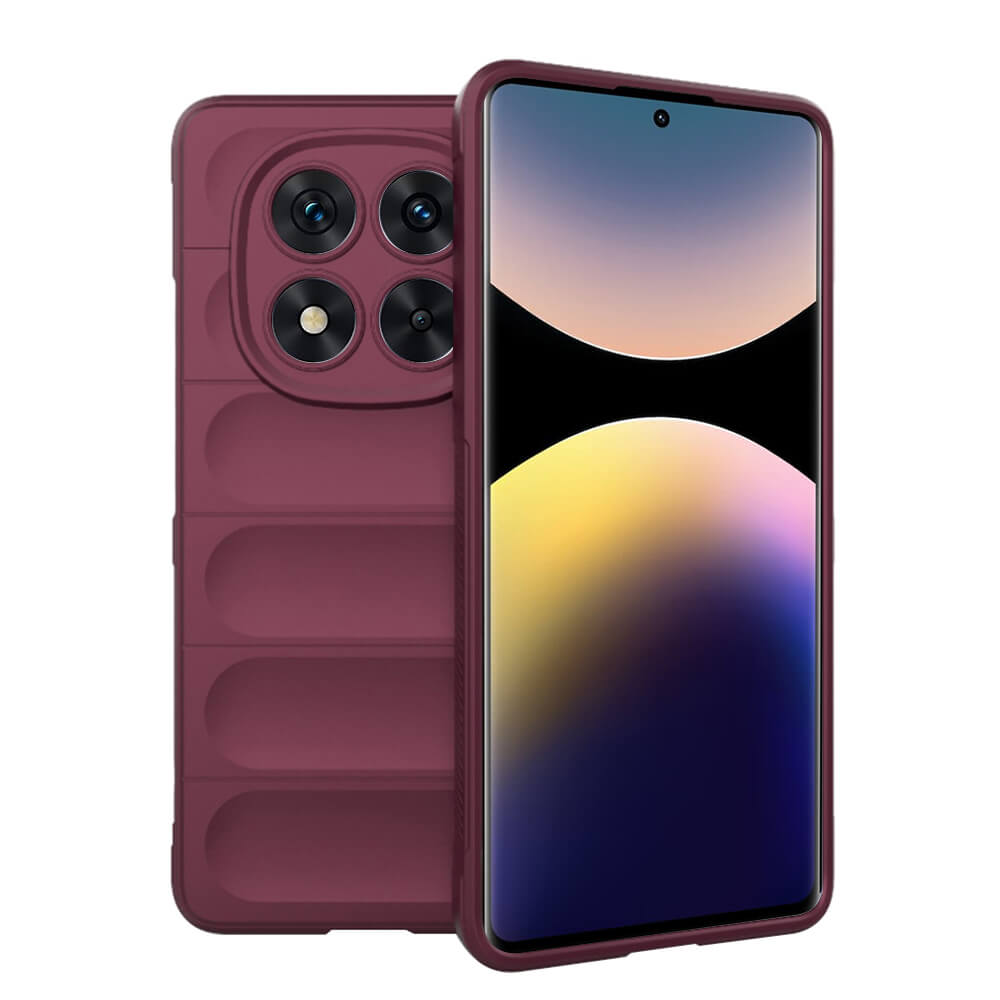 Techsuit Xiaomi Redmi Note 14 Pro 5G / Poco X7 Magic Shield Θήκη Σιλικόνης TPU - Bordeaux