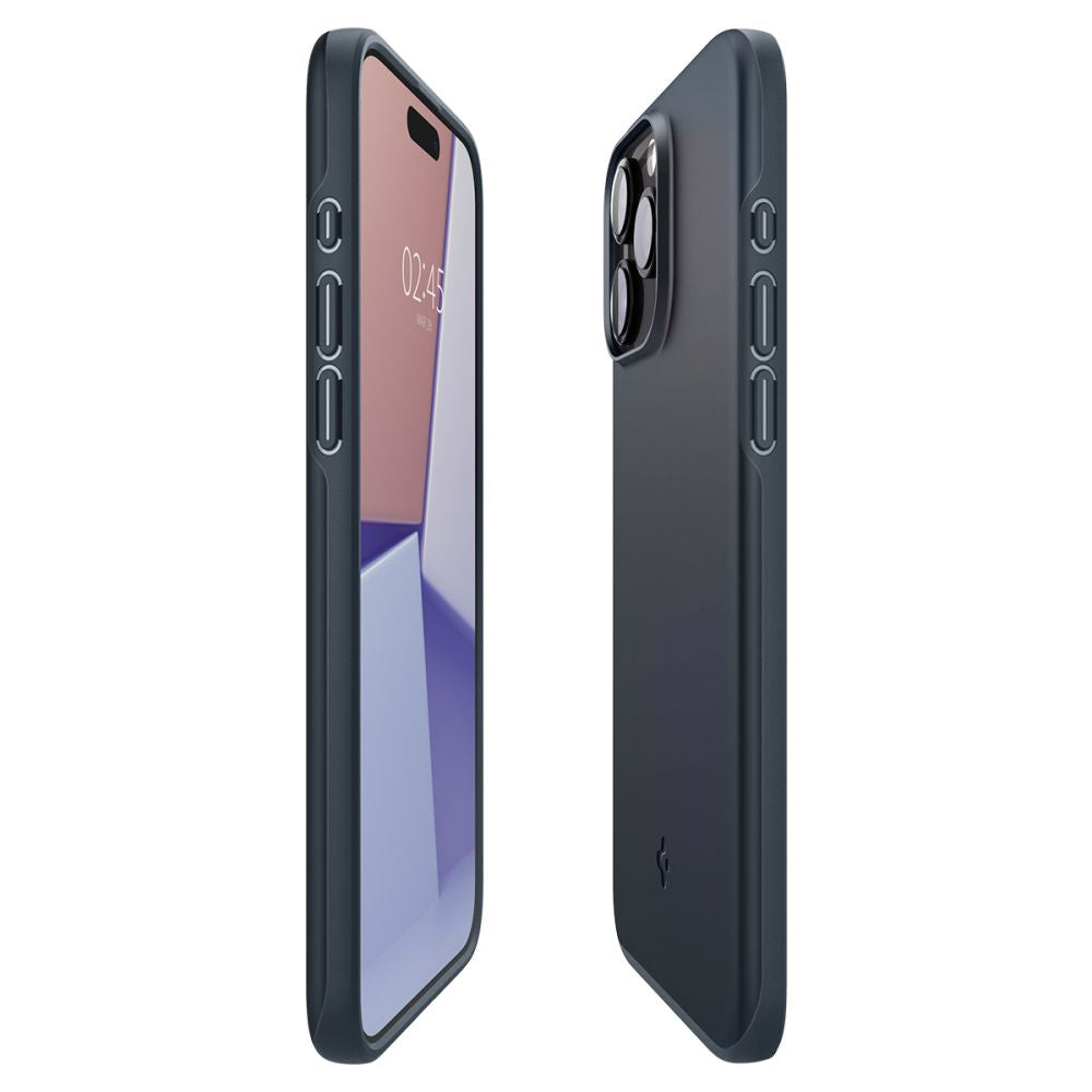 Spigen iPhone 15 Pro Max Thin Fit Σκληρή Θήκη - Metal Slate