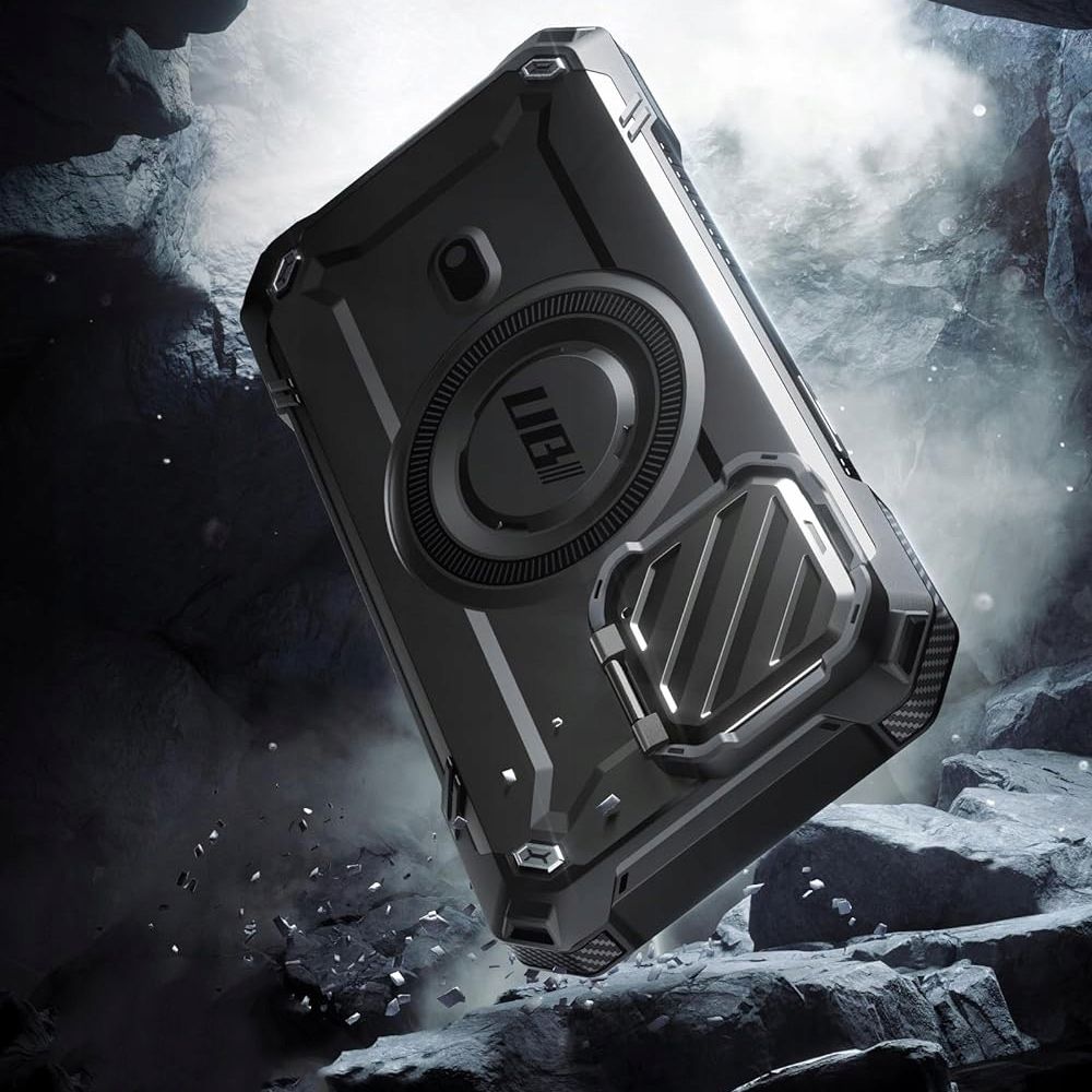 Supcase iPhone 15 Pro Max UB XT Mag Σκληρή Θήκη με Ανοιγόμενο Κάλυμμα Κάμερας / Stand και Magsafe - Black