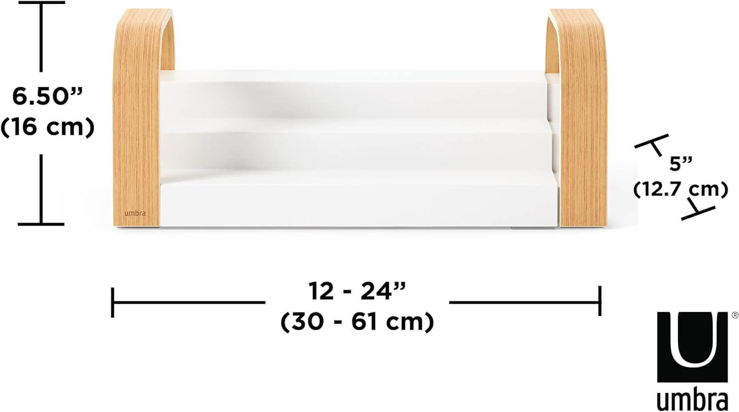 Umbra Bellwood Επεκτεινόμενη Βάση Μπαχαρικών 3 Επιπέδων - Natural / White