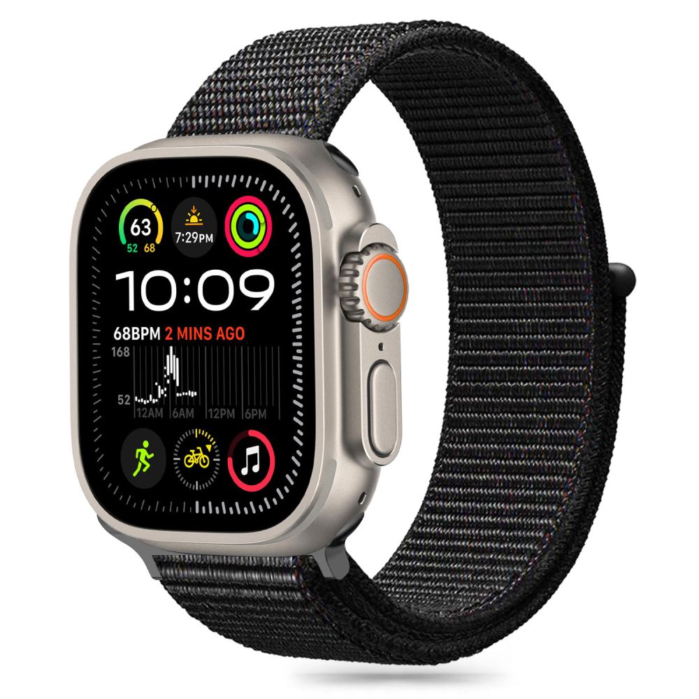 Tech-Protect Λουράκι Apple Watch 4/5/6/7/8/9/10/11 - SE (1/2/3) - 40/41/42mm Nylon - Black