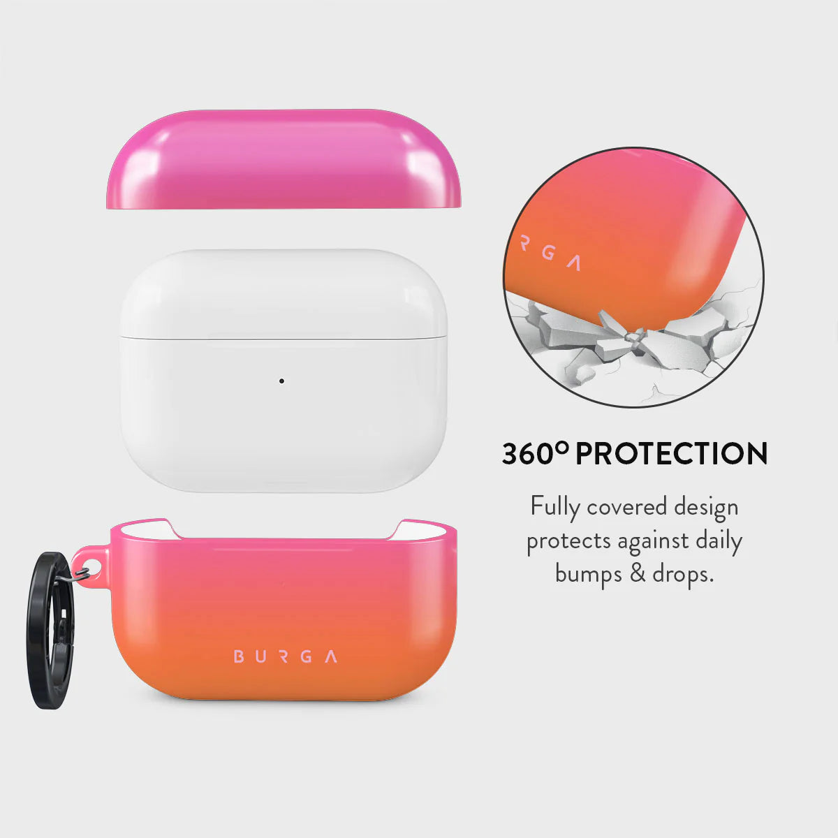 Burga AirPods Pro 2 Σκληρή Θήκη - Sunset Club