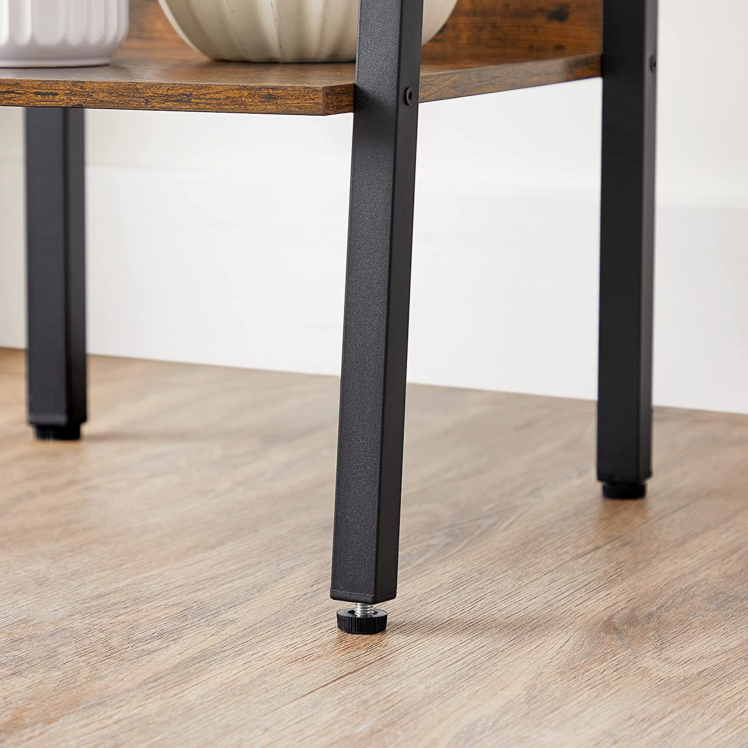 Vasagle Λεπτή Ραφιέρα με 5 Ράφια - 33,8 x 30 x 170 cm - Vintage Brown / Black - LLS109B01V1