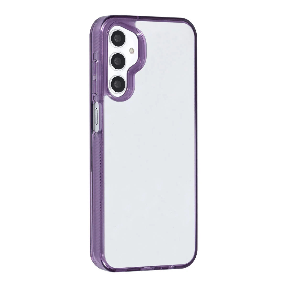 Tuniq Samsung Galaxy A15 4G / A15 5G - Σκληρή Θήκη με Πλαίσιο Σιλικόνης - Μοβ / Διάφανο