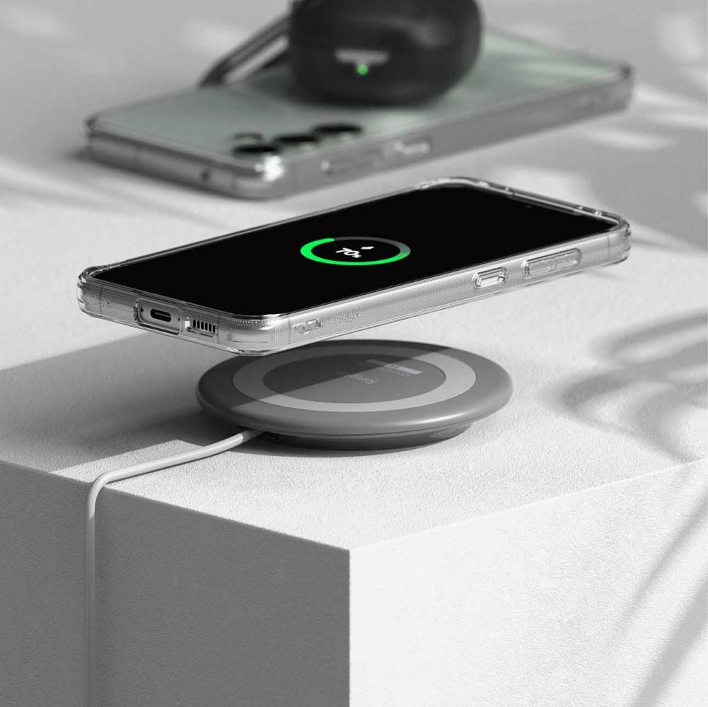 Ringke Samsung Galaxy S23 FE Fusion Σκληρή Θήκη με Πλαίσιο Σιλικόνης - Ματ Διάφανη