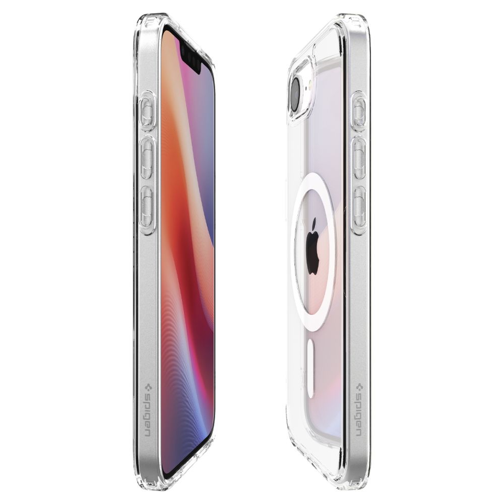 Spigen iPhone 16e Ultra Hybrid Mag Σκληρή Θήκη με Πλαίσιο Σιλικόνης Και MagSafe - White