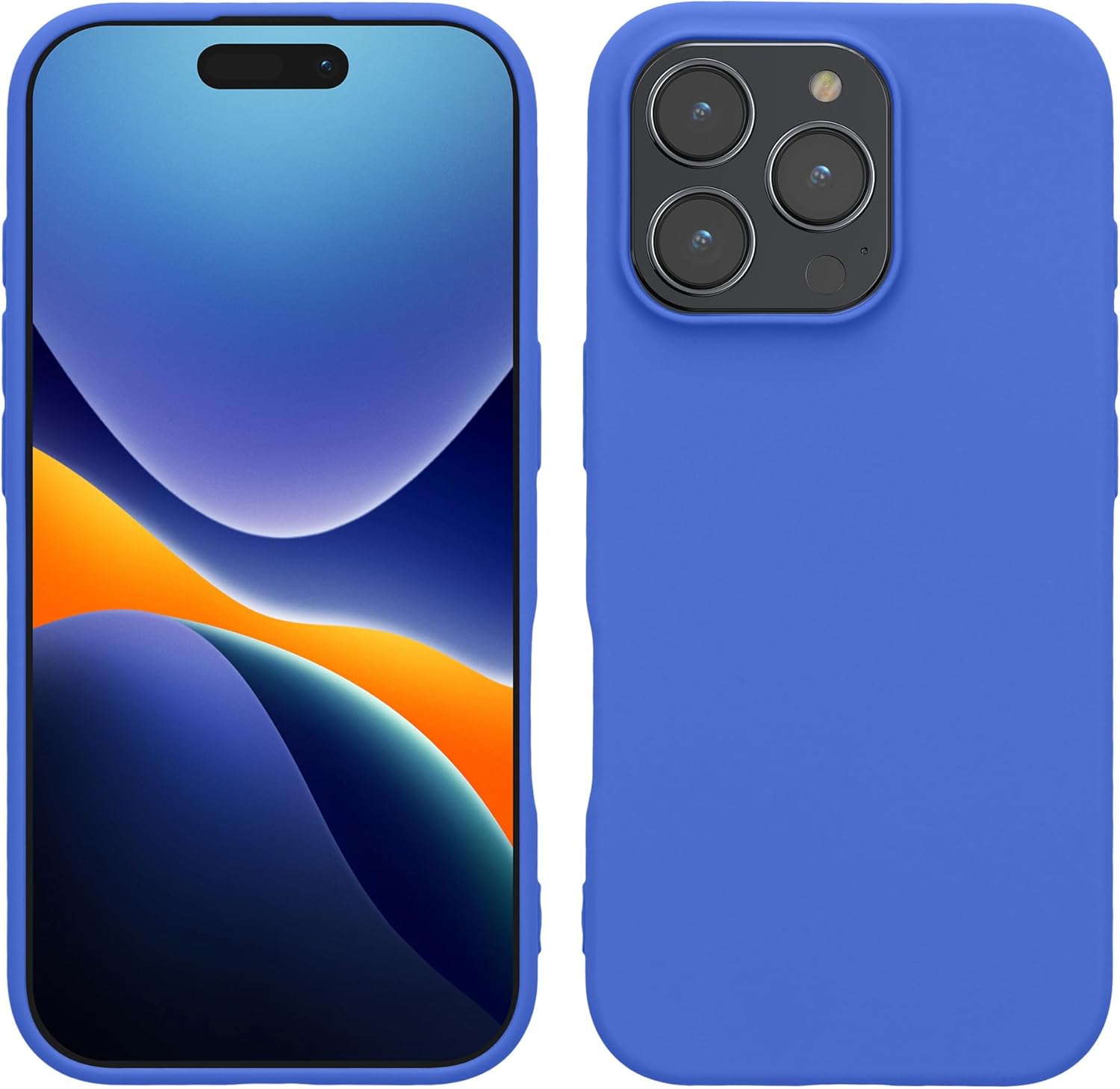 KW iPhone 16 Pro Max Λεπτή Θήκη Σιλικόνης TPU - Baltic Blue