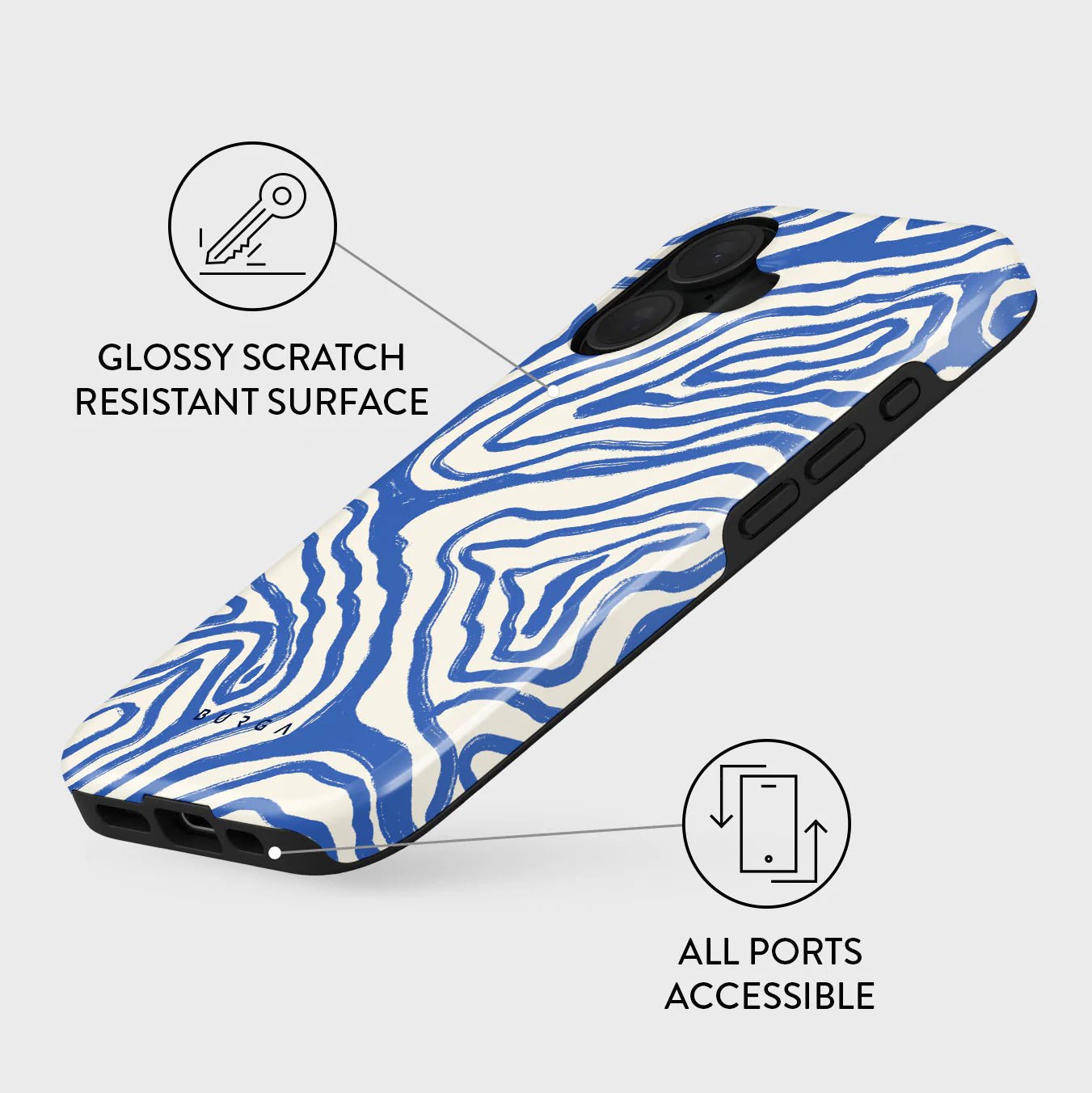 Burga iPhone 16 Plus Fashion Tough MagSafe Σκληρή Θήκη με MagSafe - Seven Seas