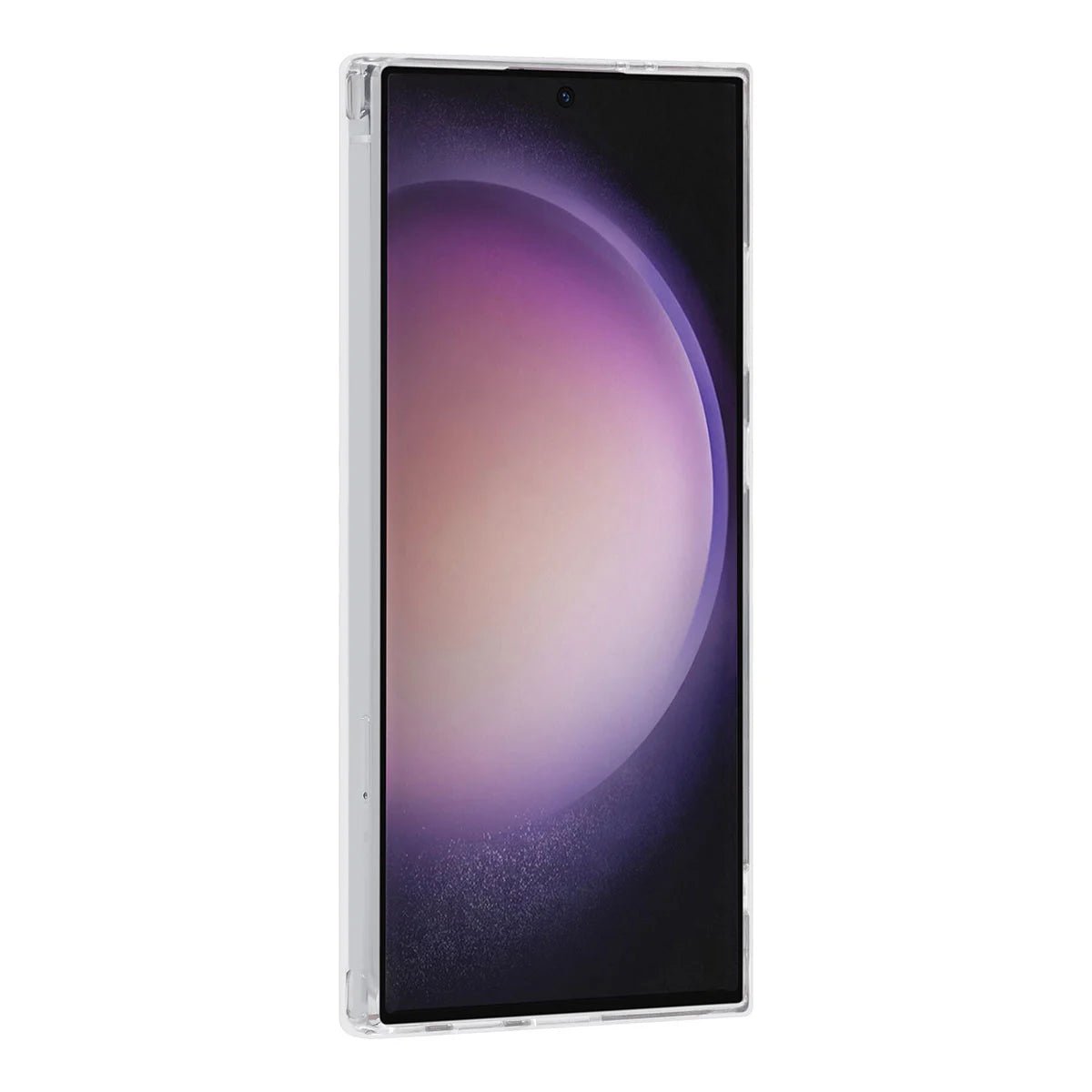 Tuniq Samsung Galaxy S24 Ultra - Σκληρή Θήκη με Πλαίσιο Σιλικόνης - Σχέδιο Μάρμαρο - Μοβ