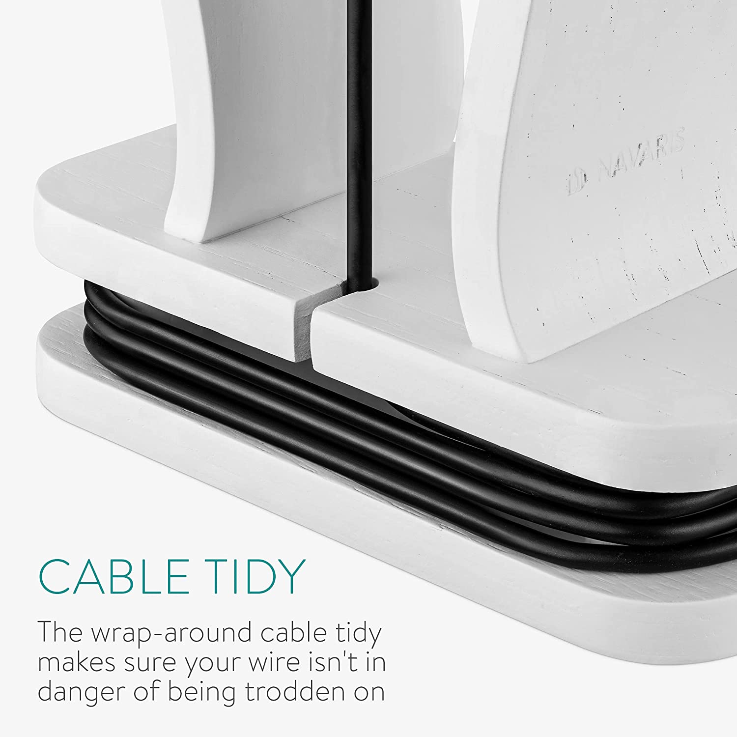 Navaris Βάση Ακουστικών από Ξύλο Καρυδιάς - White Oak - 53329.02