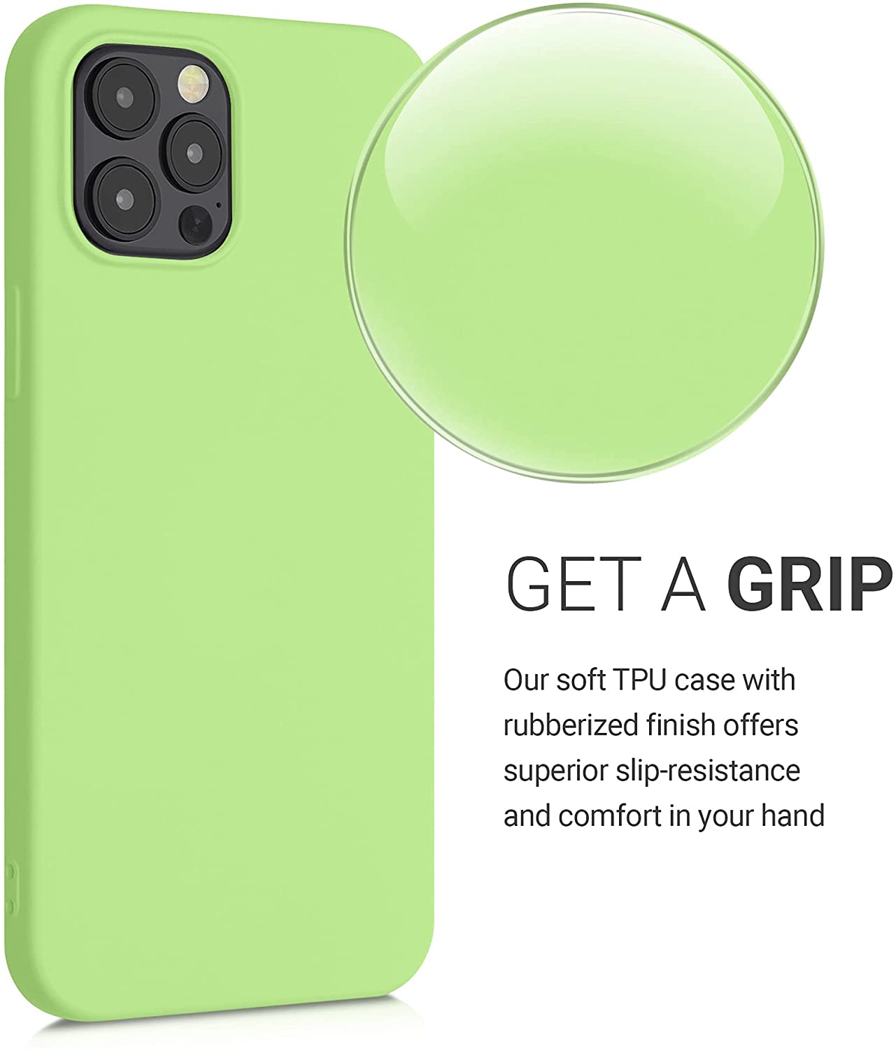 KW iPhone 12 Pro Max Θήκη Σιλικόνης Rubberized TPU - Tomatillo - 52714.214