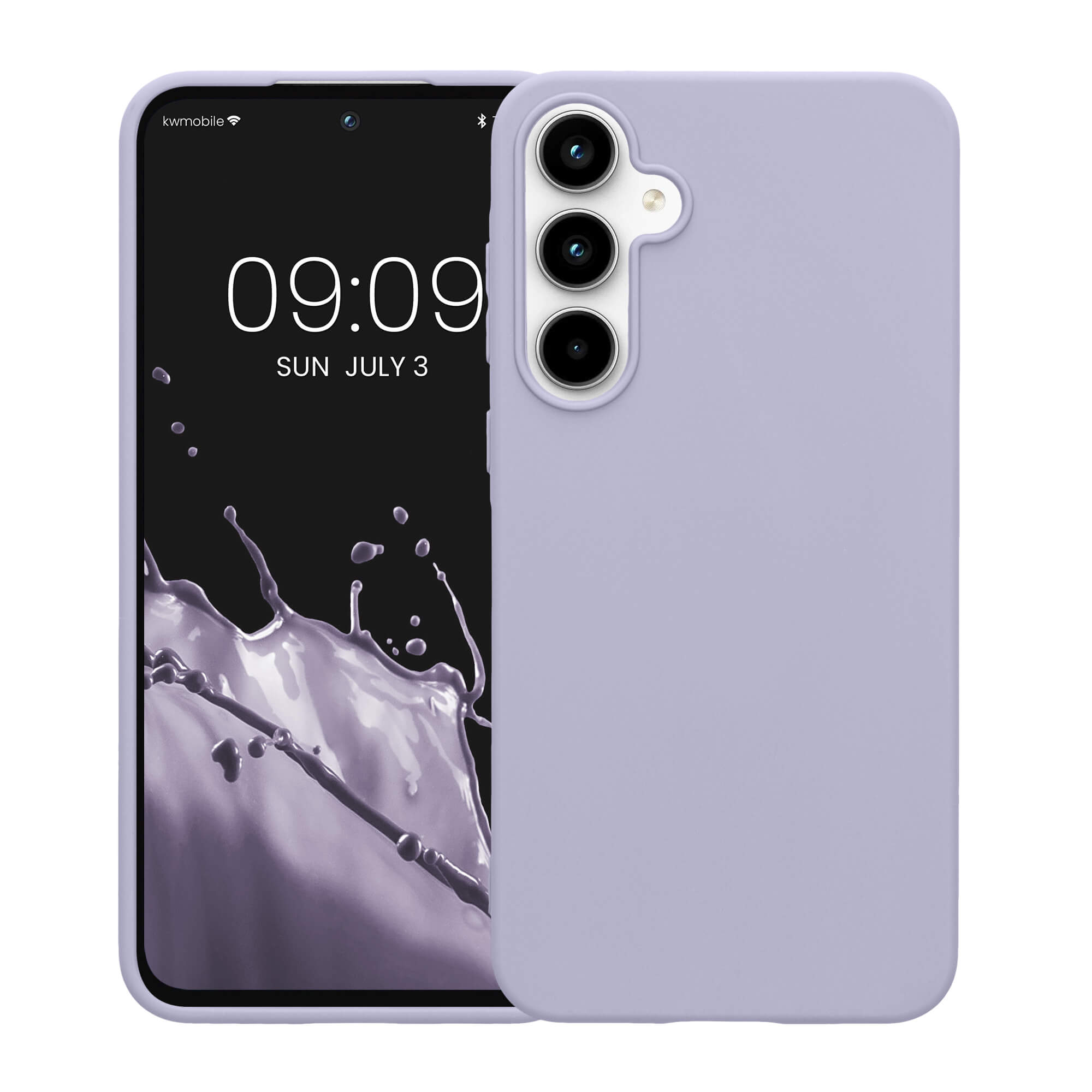 KW Samsung Galaxy A55 5G Λεπτή Θήκη Σιλικόνης TPU - Pastel Lavender