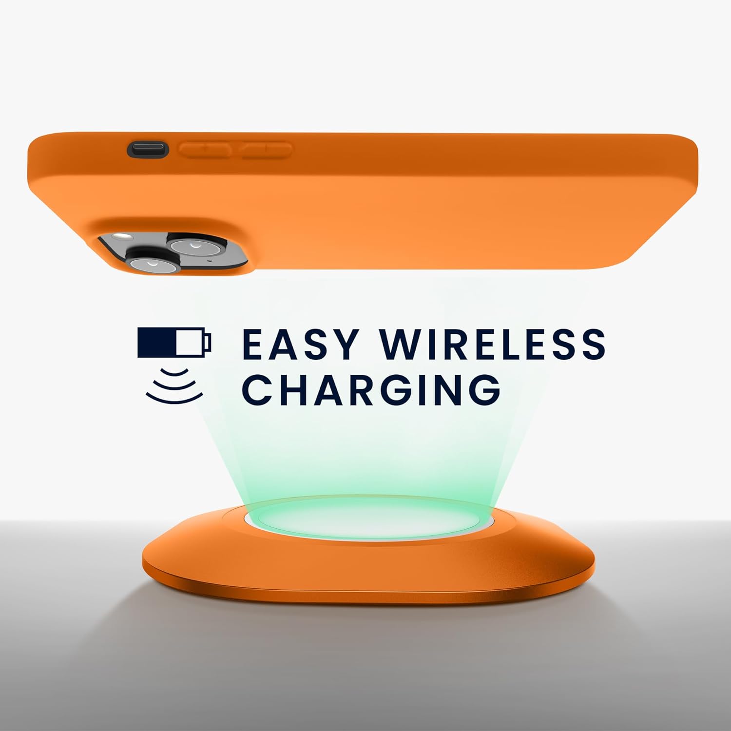 KW iPhone 15 Λεπτή Θήκη Σιλικόνης TPU - Fruity Orange - 61957.150