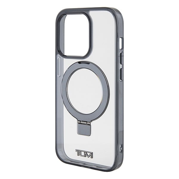 Tumi iPhone 15 Pro Max Transparent Ring Stand Magsafe Σκληρή Θήκη με Πλαίσιο Σιλικόνης και Stand / MagSafe - White - TUHMP15XSSFC