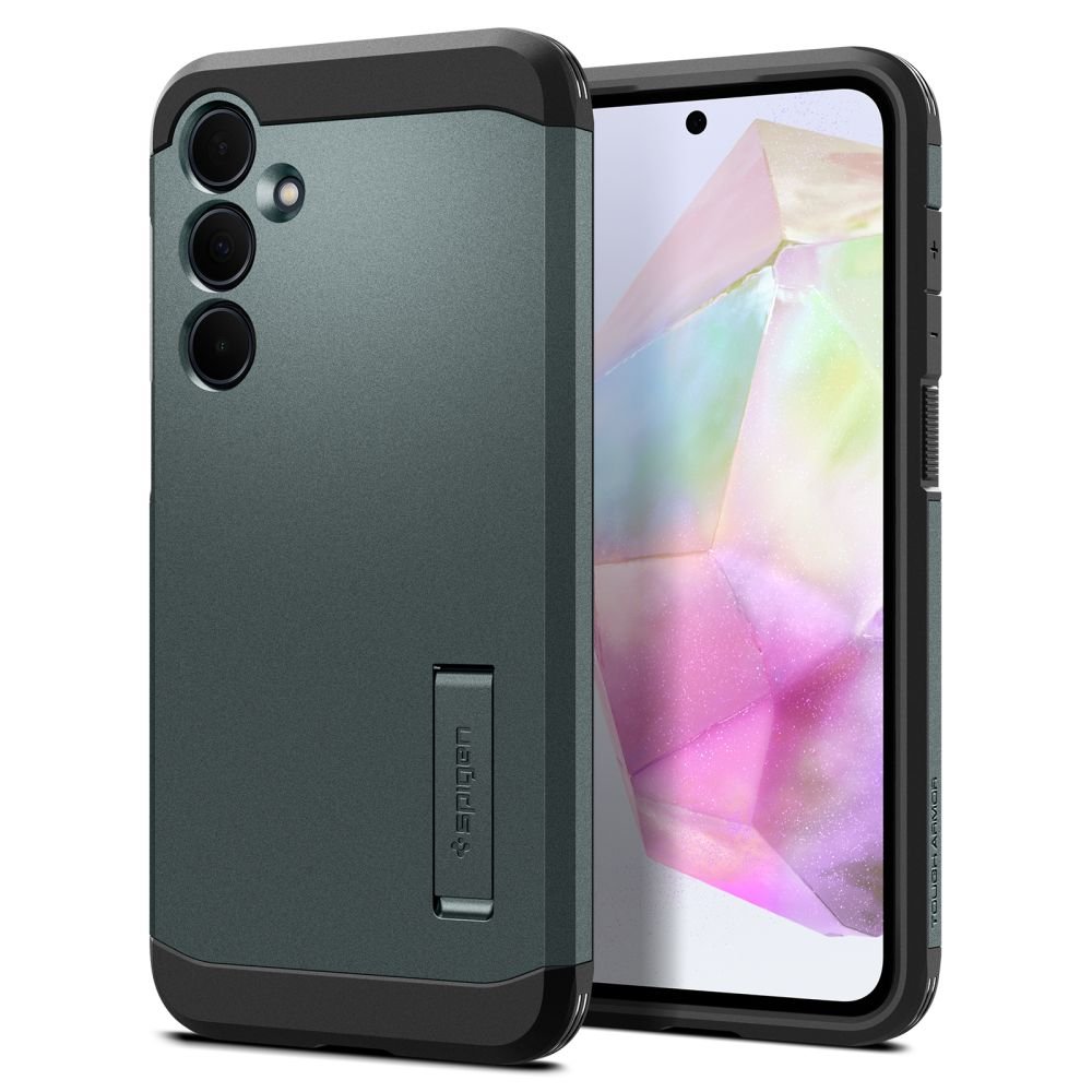 Spigen Samsung Galaxy A35 5G Tough Armor Σκληρή Θήκη - Abyss Green