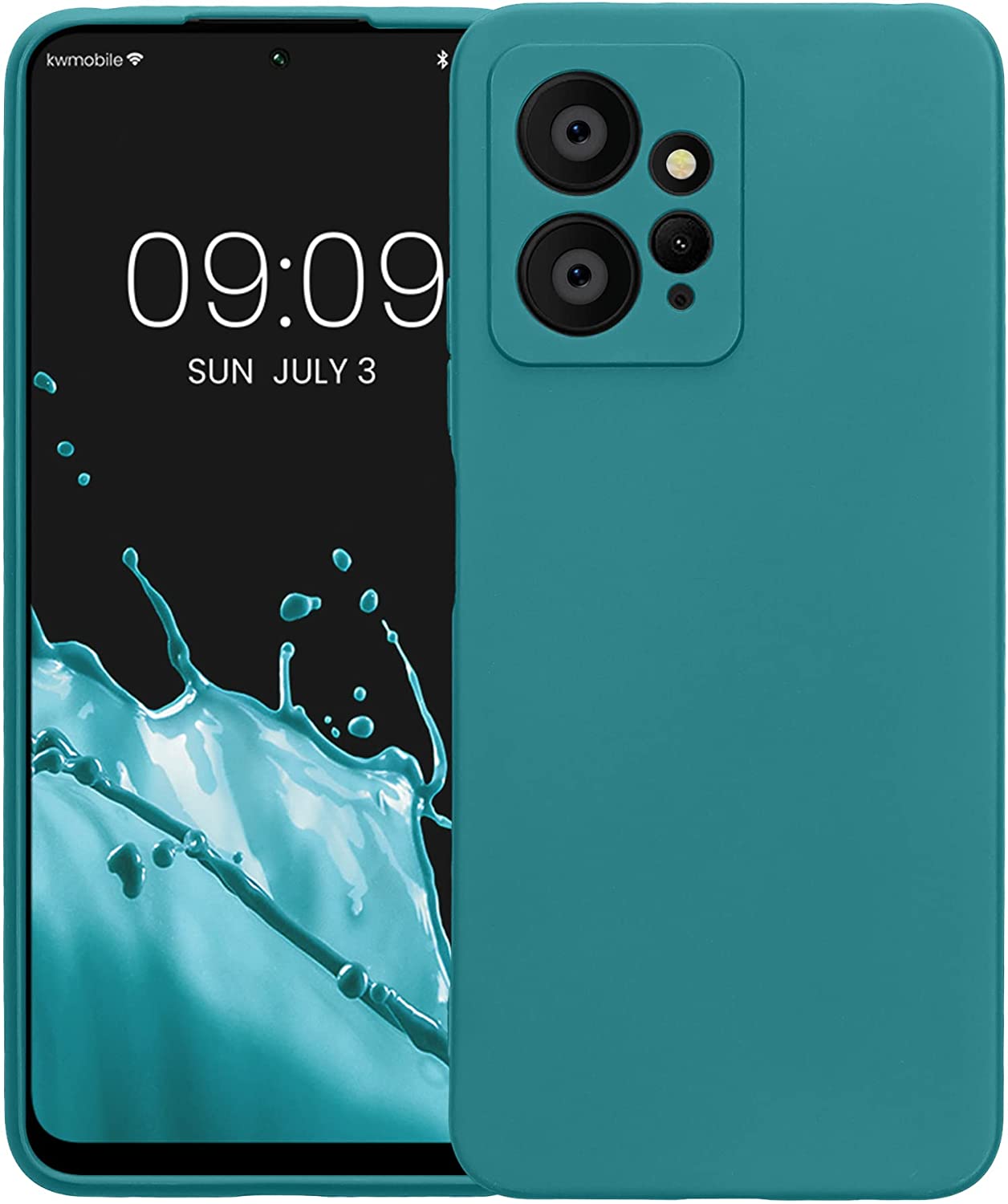 KW Xiaomi Redmi Note 12 4G Θήκη Σιλικόνης TPU - Matte Petrol Blue - 61181.57