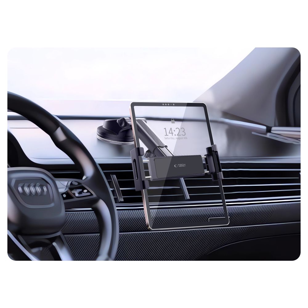 Tech-Protect V4 Universal Βάση Tablet Αυτοκινήτου για το Ταμπλό - Black