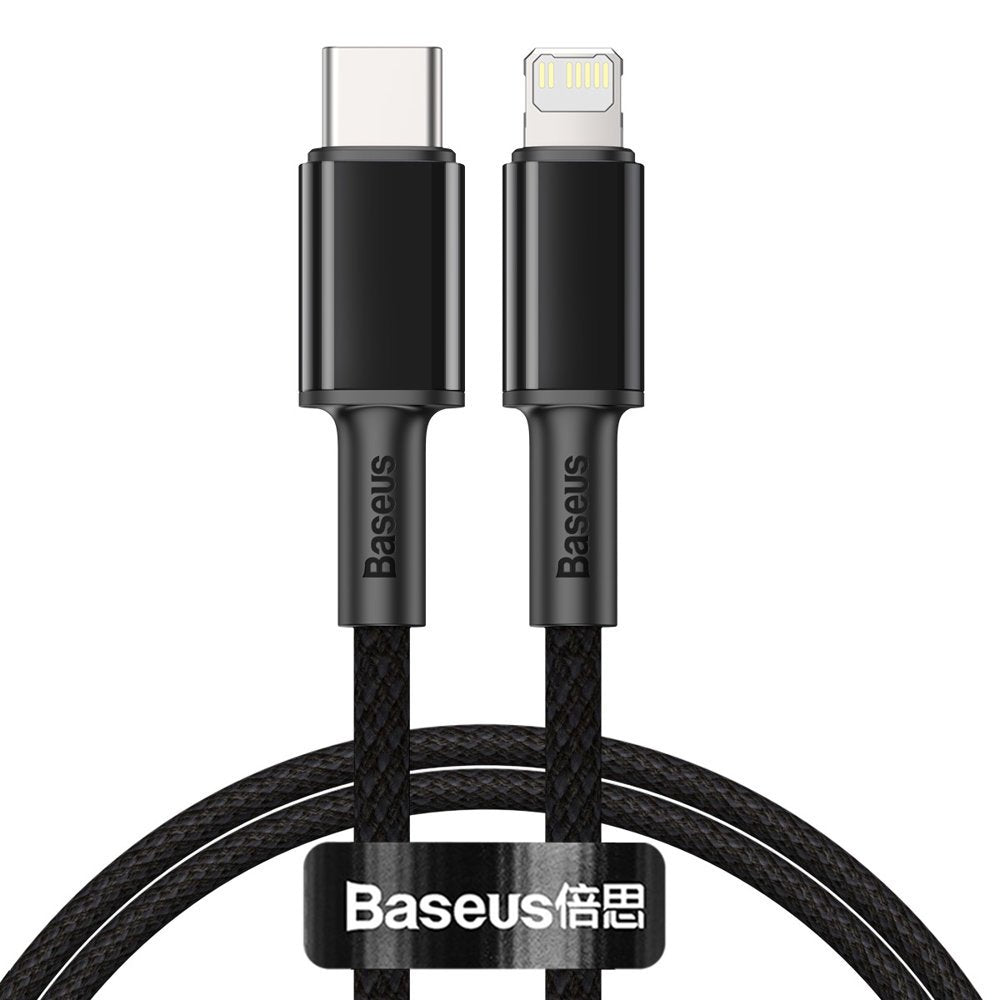 Baseus High Density PD 20W - Καλώδιο Δεδομένων και Φόρτισης Type-C to Lightning 1M - Black - CATLGD-01