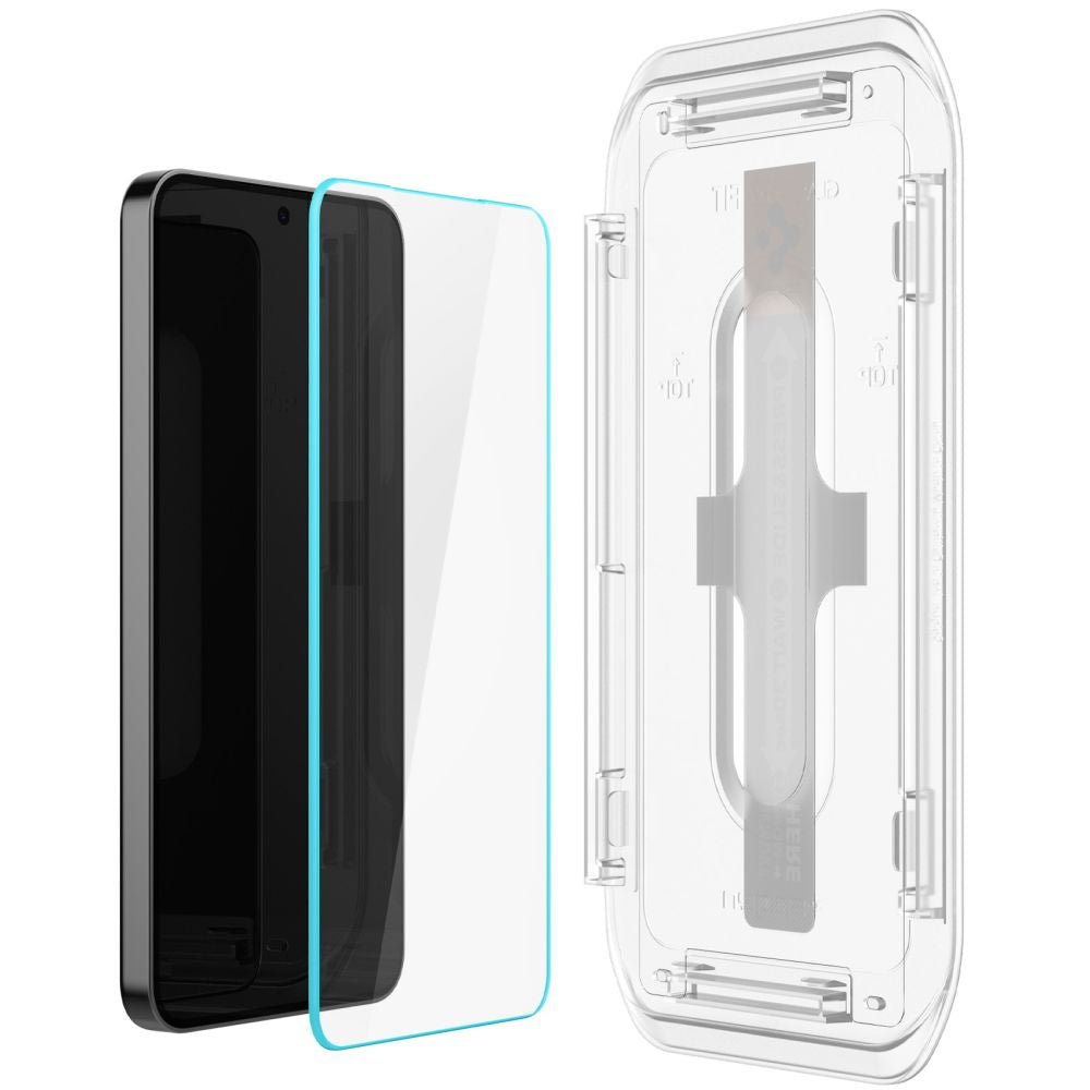 Spigen Samsung Galaxy S24 / S25 Glas.TR EZ Fit 0.2mm 2.5D 9H Tempered Glass Αντιχαρακτικό Γυαλί Οθόνης - 2 Τεμάχια - Clear - AGL07440